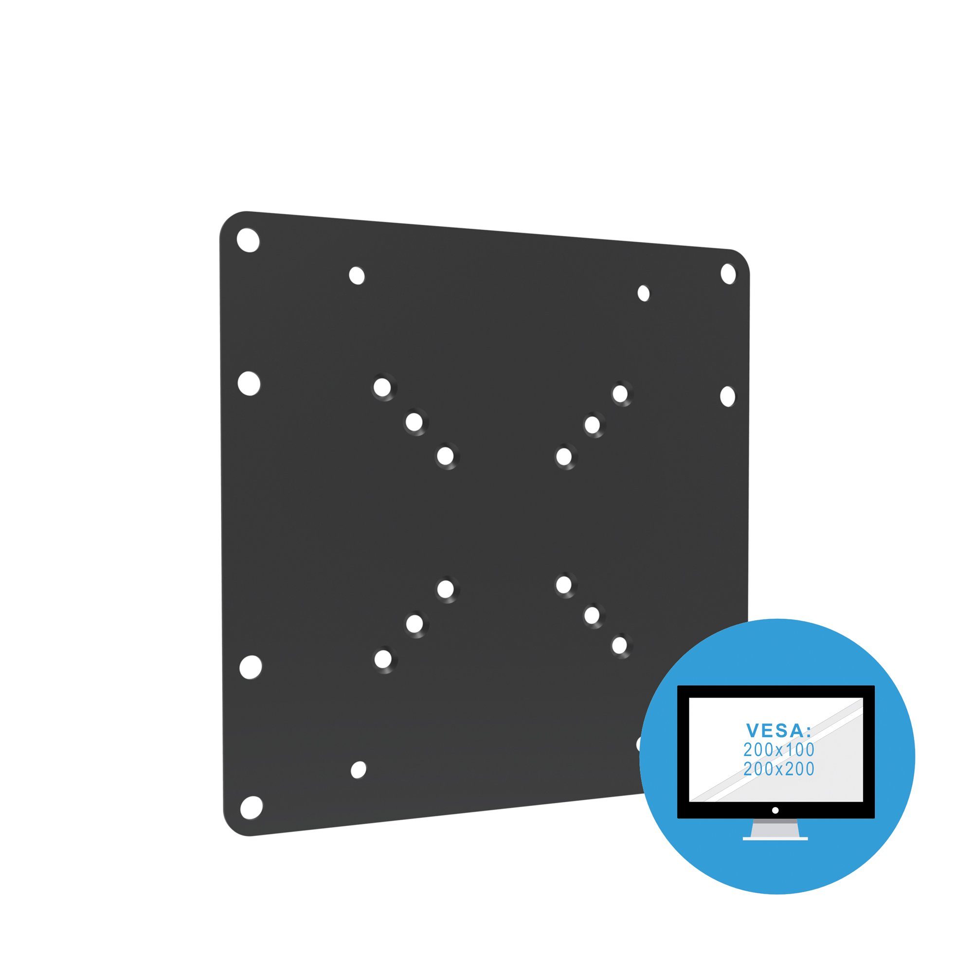PureMounts TV-Wandhalterung PureMounts® - Universeller VESA Adapter PM-ADAPT-A für VESA 50x50 bis – Bild 2 von 5