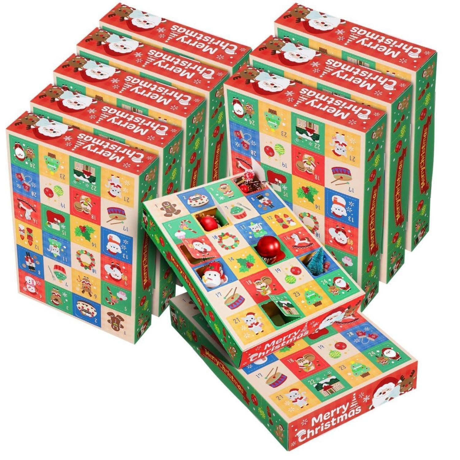 LuxusKollektion DIY-Adventskalender Adventskalender-Boxen DIY 10Stk