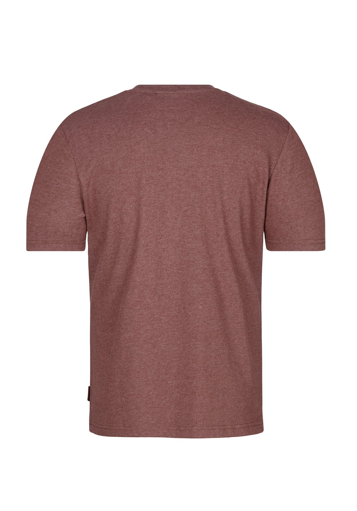 naketano T-Shirt Baumwolle Rundhals Kurzarm Streetwear Basic Sommershirt Herren (1-tlg) weich, bequem, casual, vegan, meliert, gerader Schnitt, Alltag