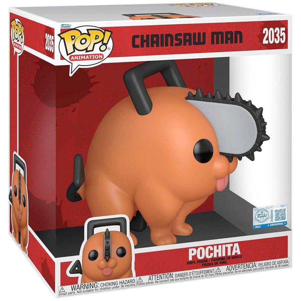 Chainsaw Man Actionfigur Funko POP Jumbo! Chainsaw Man-Pochita, 25 cm