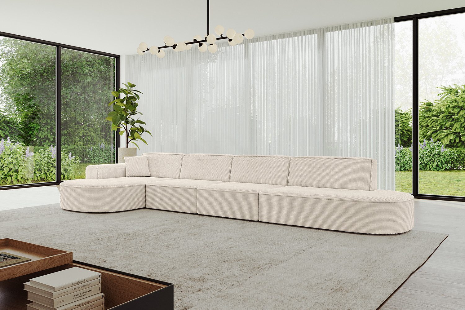 ALTDECOR Ecksofa MARI-L3, Sofa Praktische Bequeme Funktionsecke Couch L-Form Eckcouch, Corner Sofa L-Form Vielseitige Sofa Wohnlandschaft Wohnzimmer
