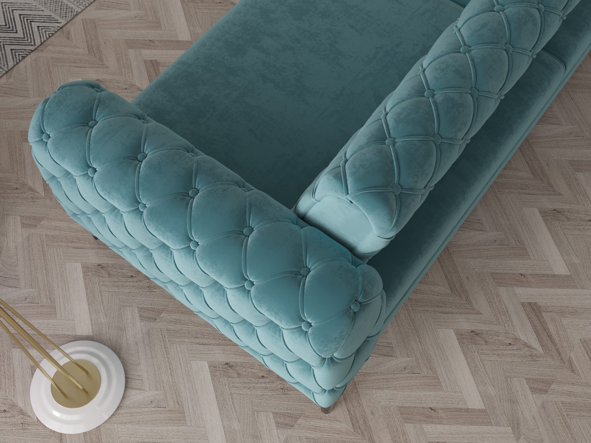 Möbeldreams Chesterfield-Sofa Sofa-Set Arizona Chesterfield Schlaffunktion günstig online kaufen