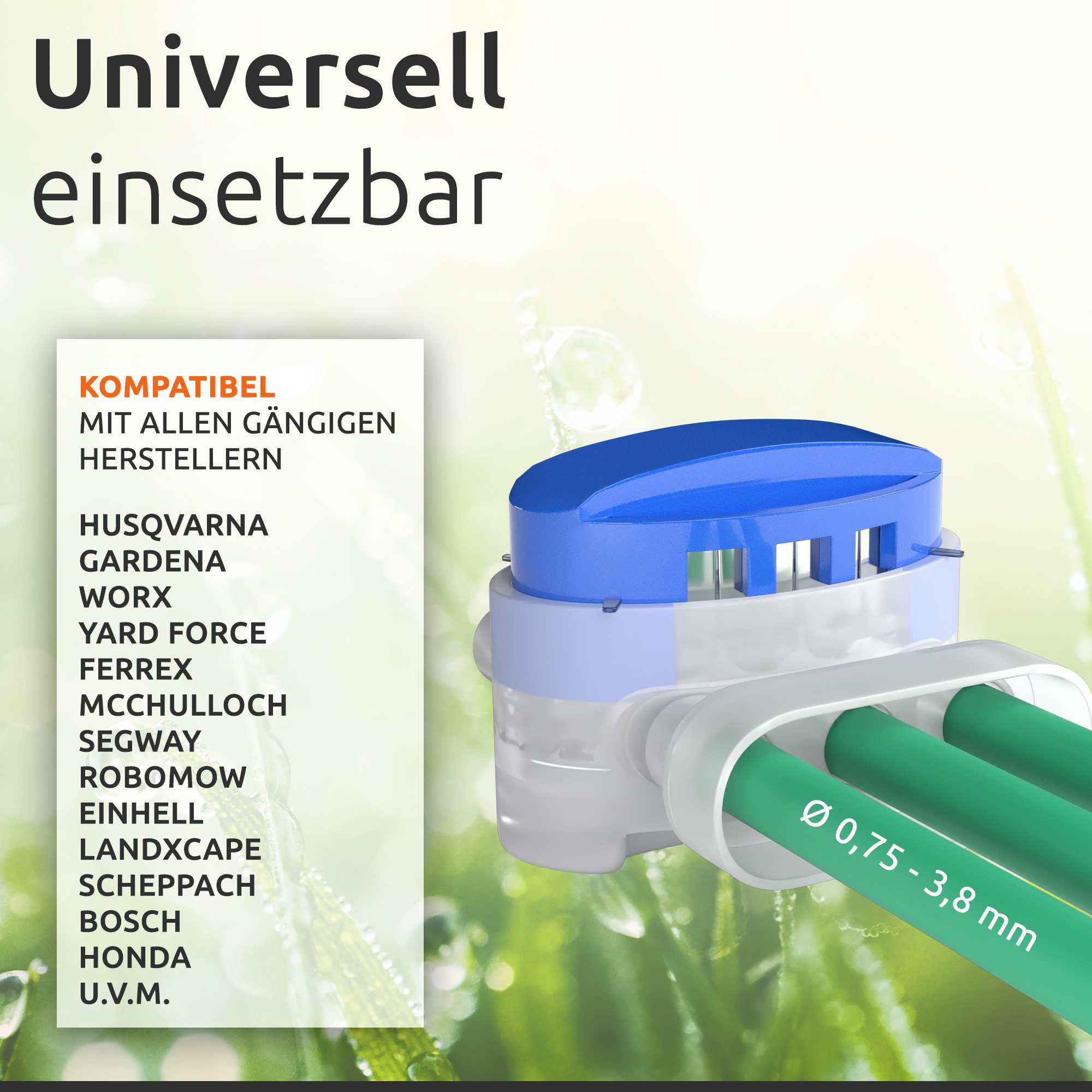 ECENCE Klemmen 20x Kabel-Verbinder Mähroboter Reparatur, (20-St) günstig online kaufen