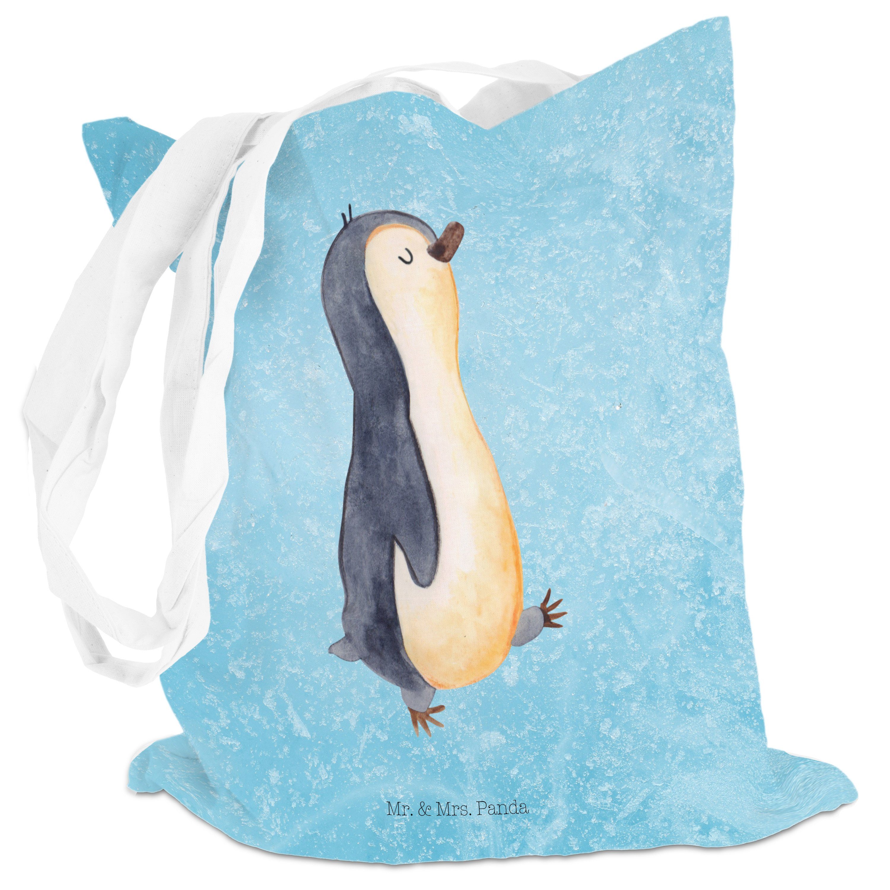 Mr. & Eisblau - marschierend spazieren, Tragetasche Pinguin Panda - Schwester, zufr Mrs. Geschenk, (1-tlg)