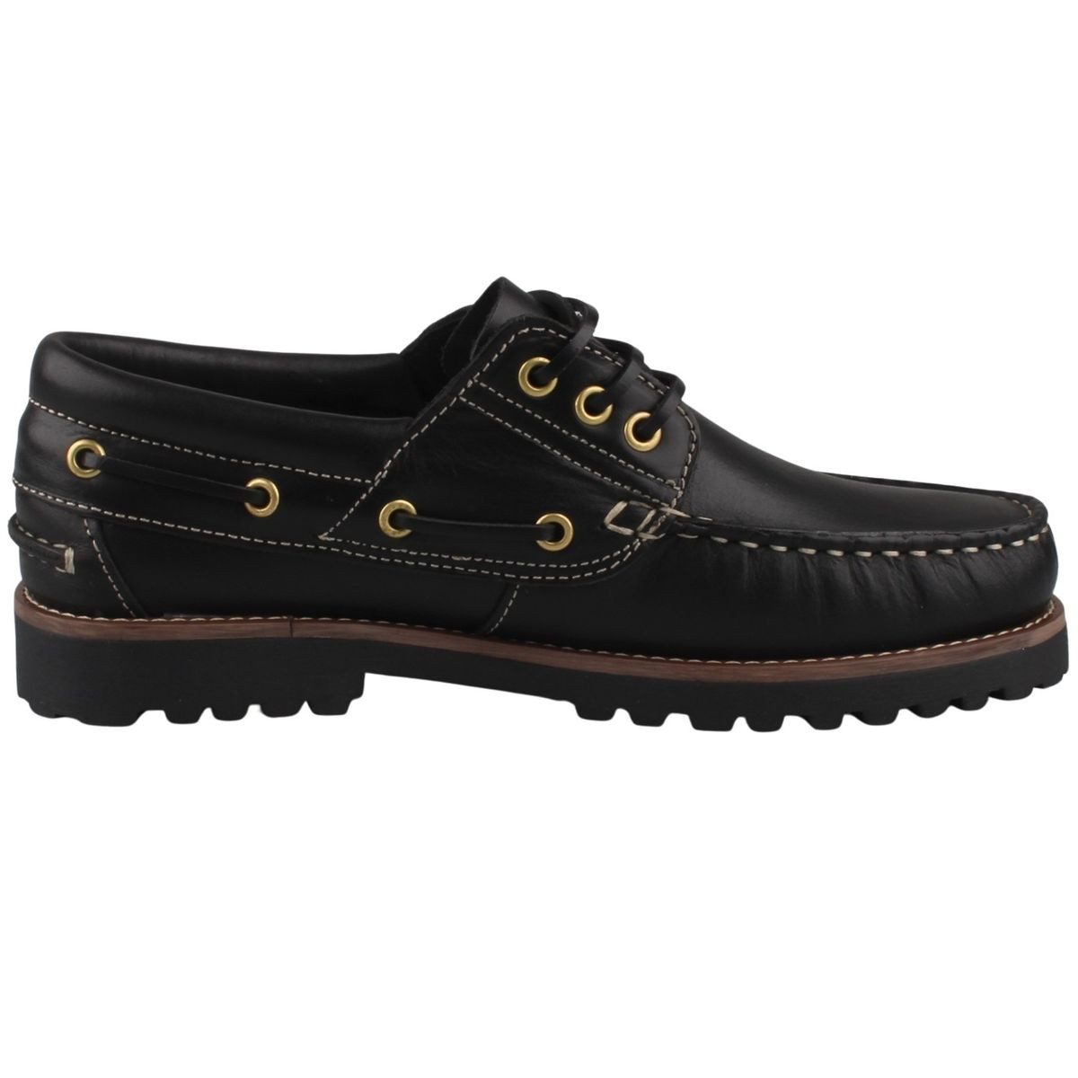 Dockers by Gerli 24DC001-180100 Schnürschuh Leder-Mokkassin, Bootsschuh mit Leder-Schnürung – Bild 2 von 5