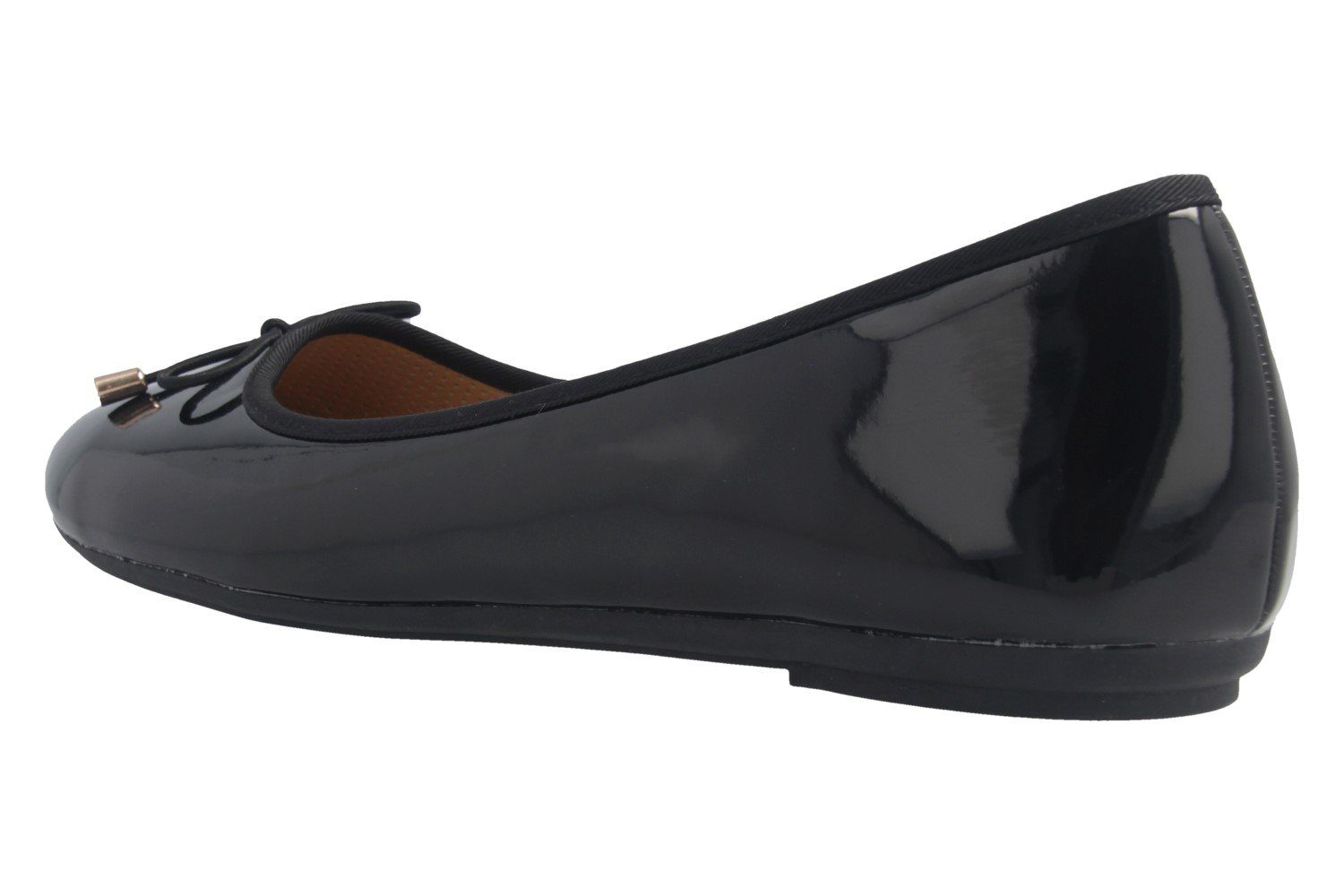 Fitters Footwear 2.514378 Fiona Black Patent Ballerina