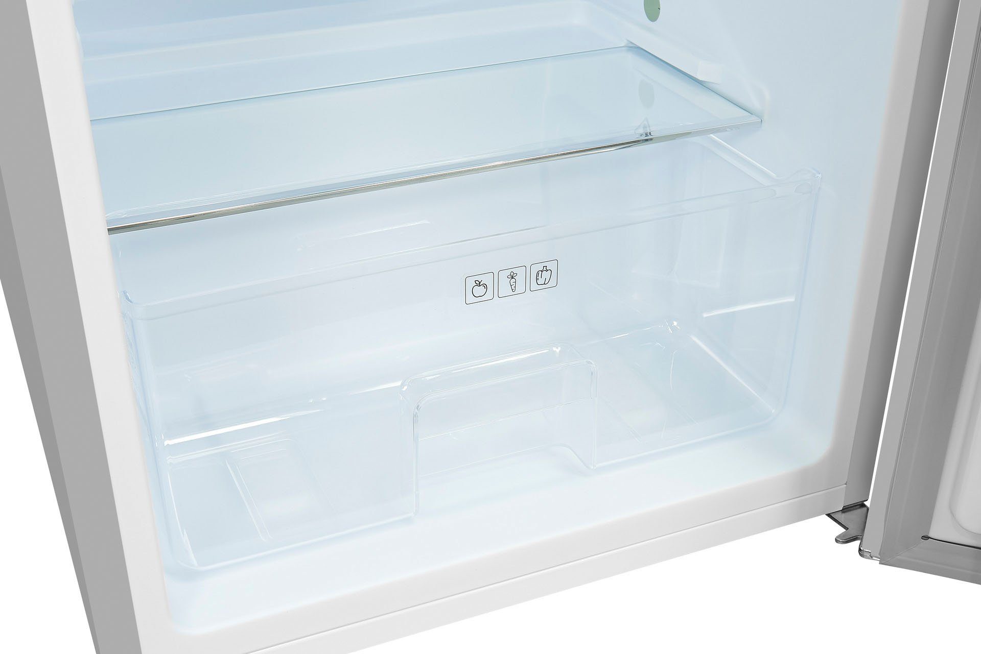 RKS120-V-H-160F hoch, exquisit cm 55 cm 89,5 grau, Kühlschrank breit