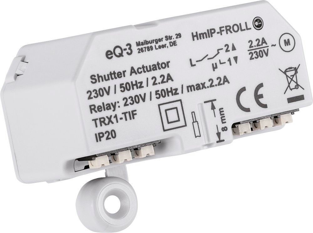 Rollladenaktor – IP Homematic (151347A0) Sensor Unterputz