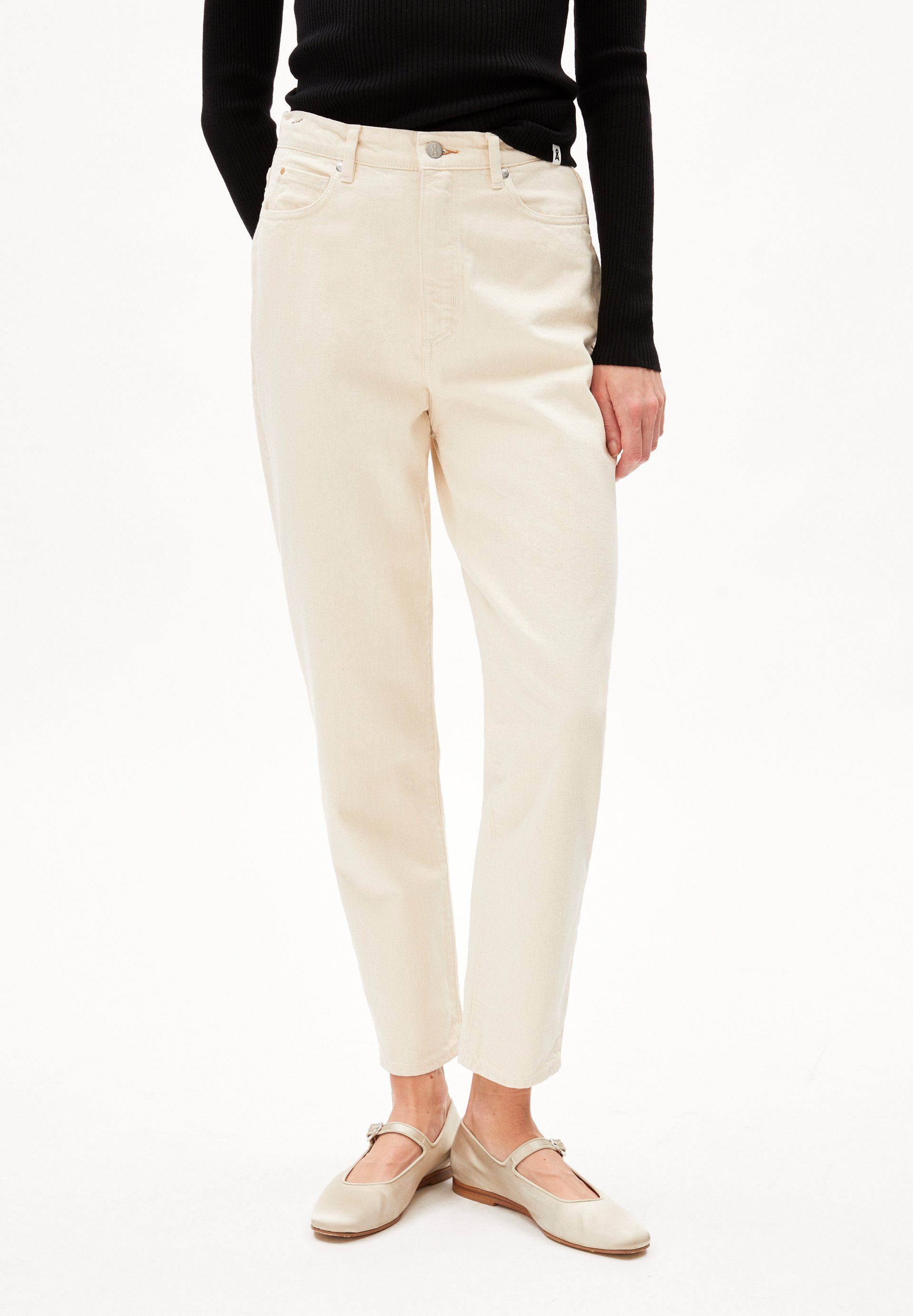 Armedangels Mom-Jeans MAIRAA UNDYED High waist