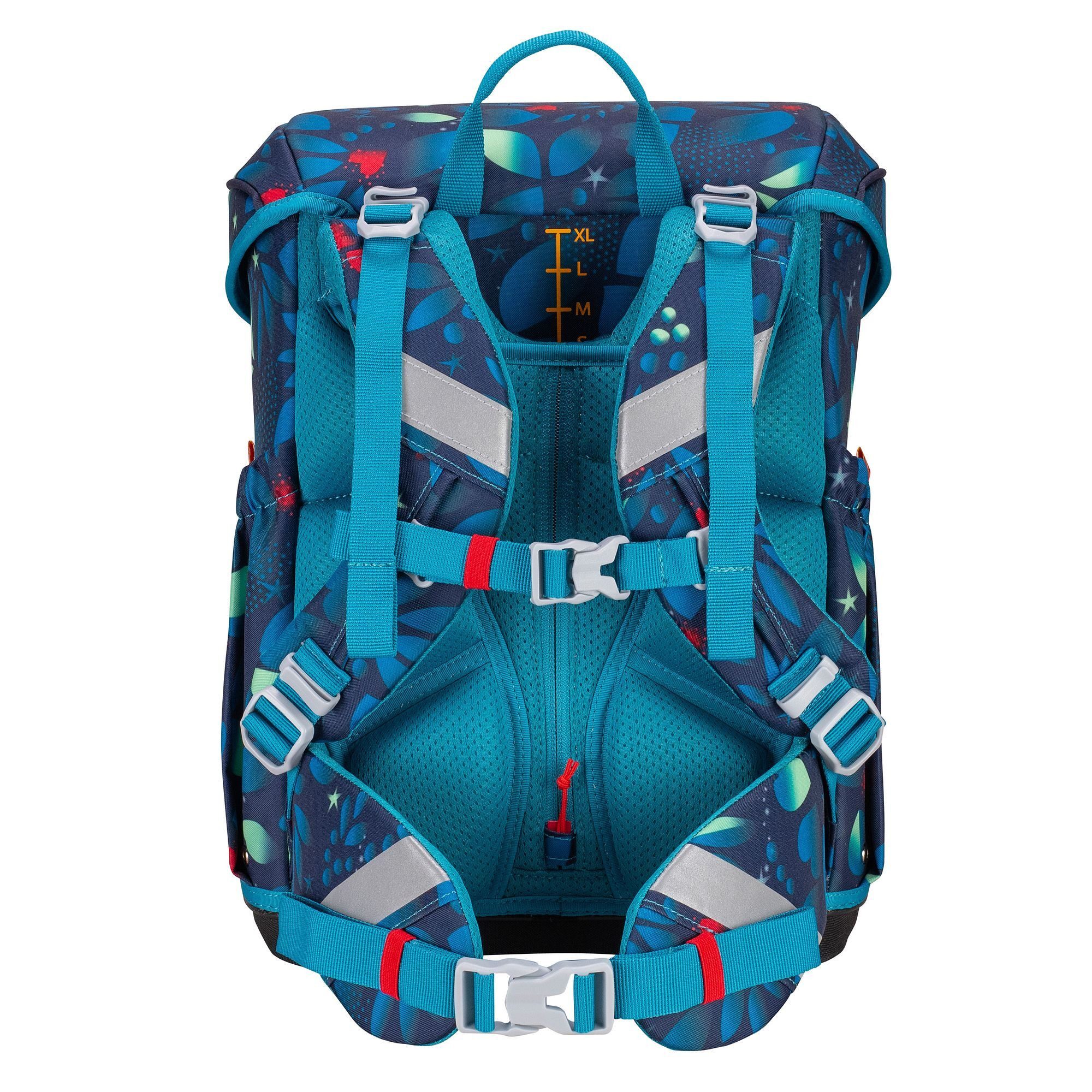 Scout Schulranzen Neo LED (8-tlg), Polyester