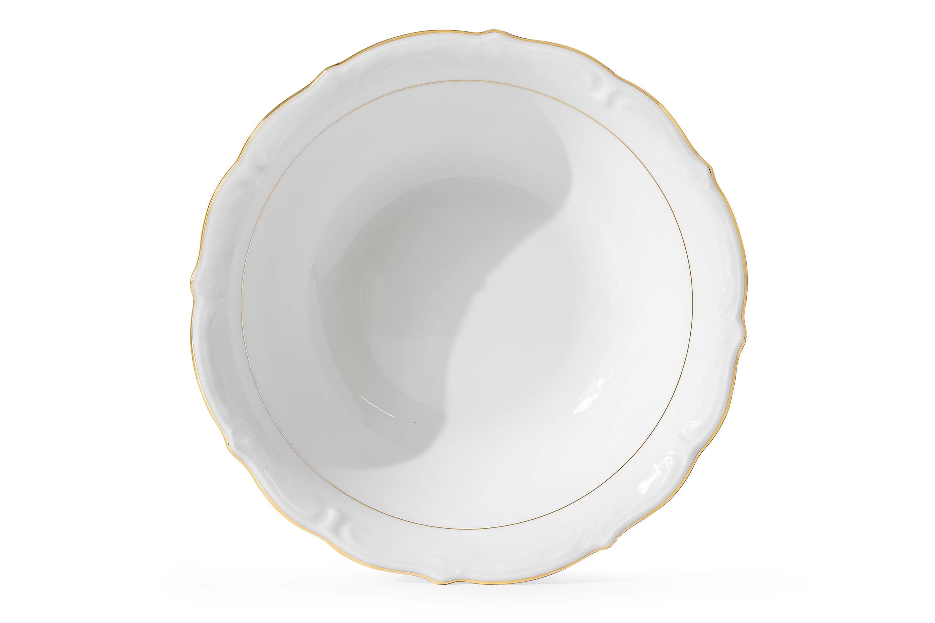 KONSIMO® Schüssel CHODZIEZ MARIA TERESA Salatschüssel-Set, Servierschale, Porzellan, Hochwertiges Premium-Porzellan, Handdekoration in echtem Gold