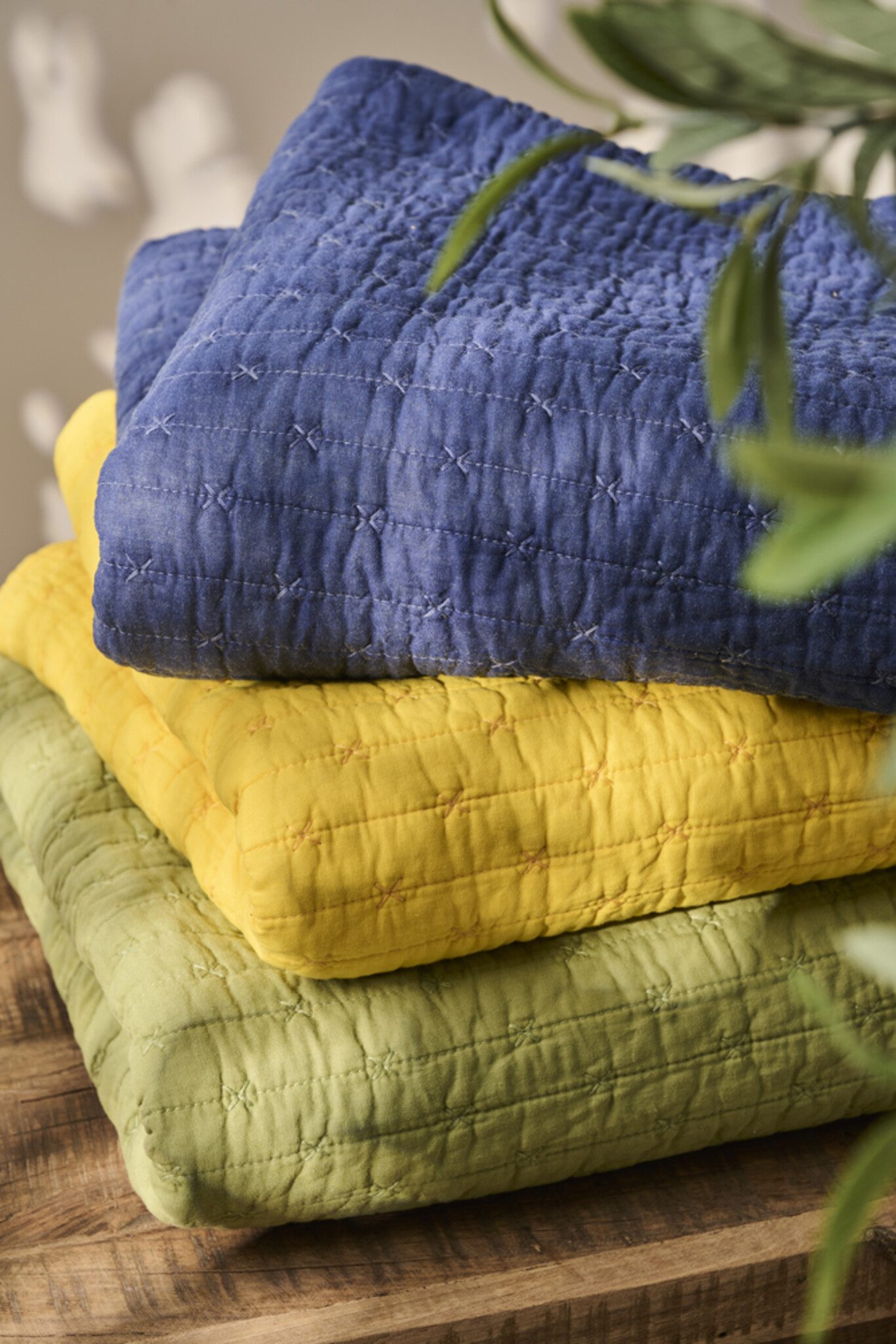 Ib Laursen Tagesdecke BaumwollQuilt Kreuzstichen günstig online kaufen