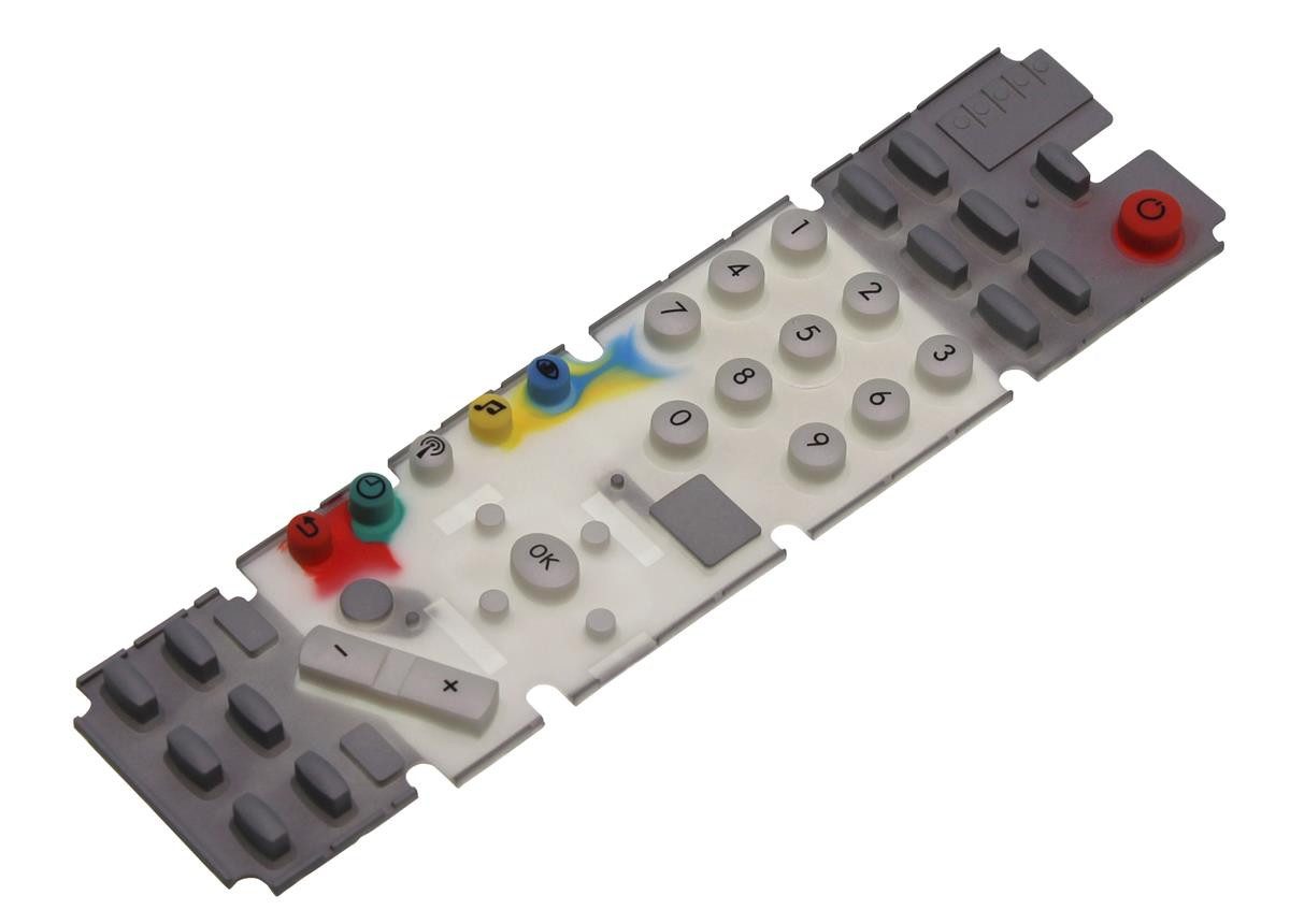 Metz RU2238-514 Tastenmatte für RM11, RM14, RM15 Fernbedienung Fernbedienung