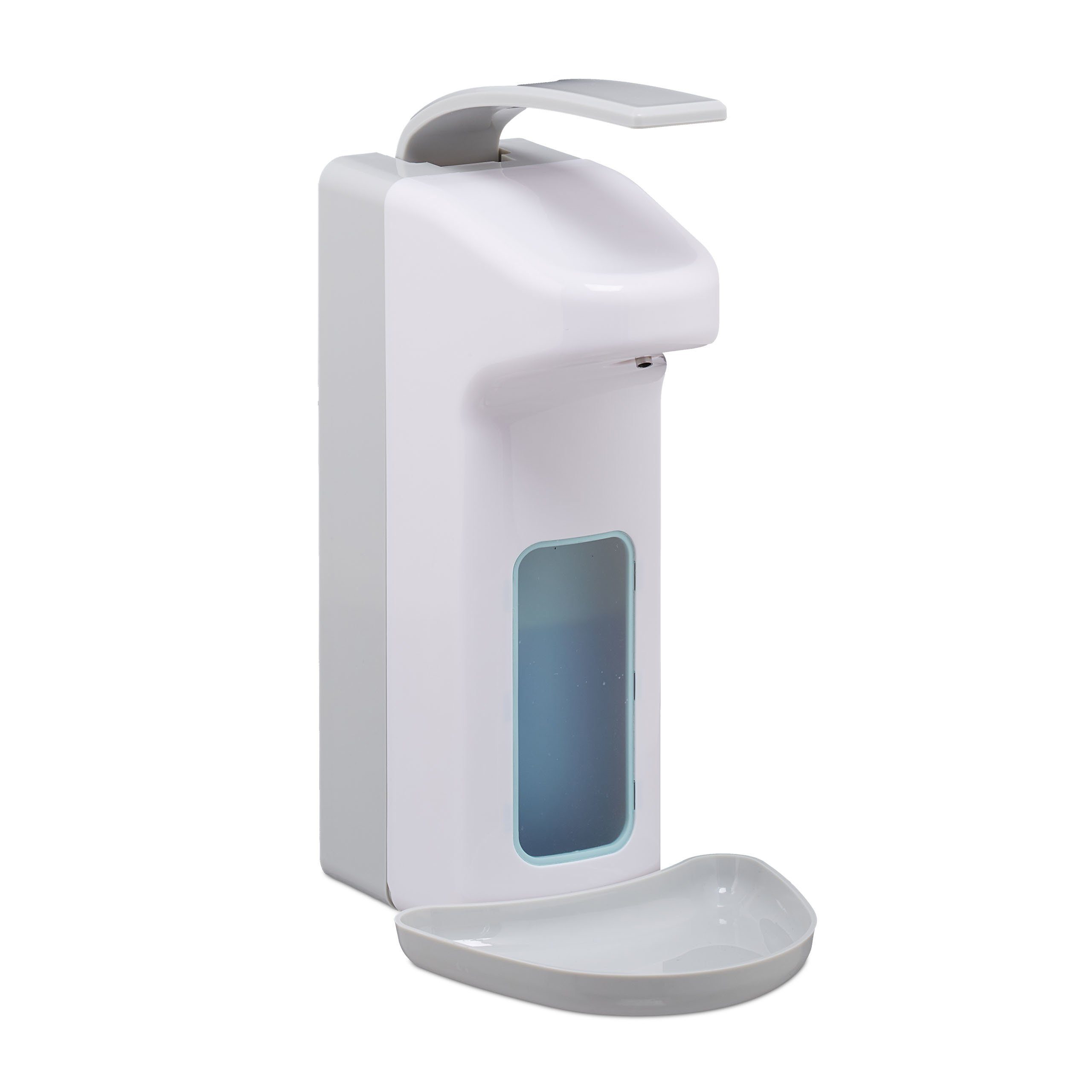 relaxdays Seifenspender 1,0 l weiß