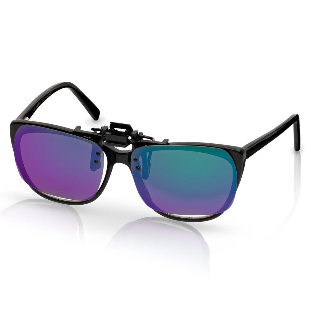 Aufsatz mit Clip polarisierten Brillen Polarisiert Violett Eyewear On Linsen BEZLIT Sonnenbrille (1-St)