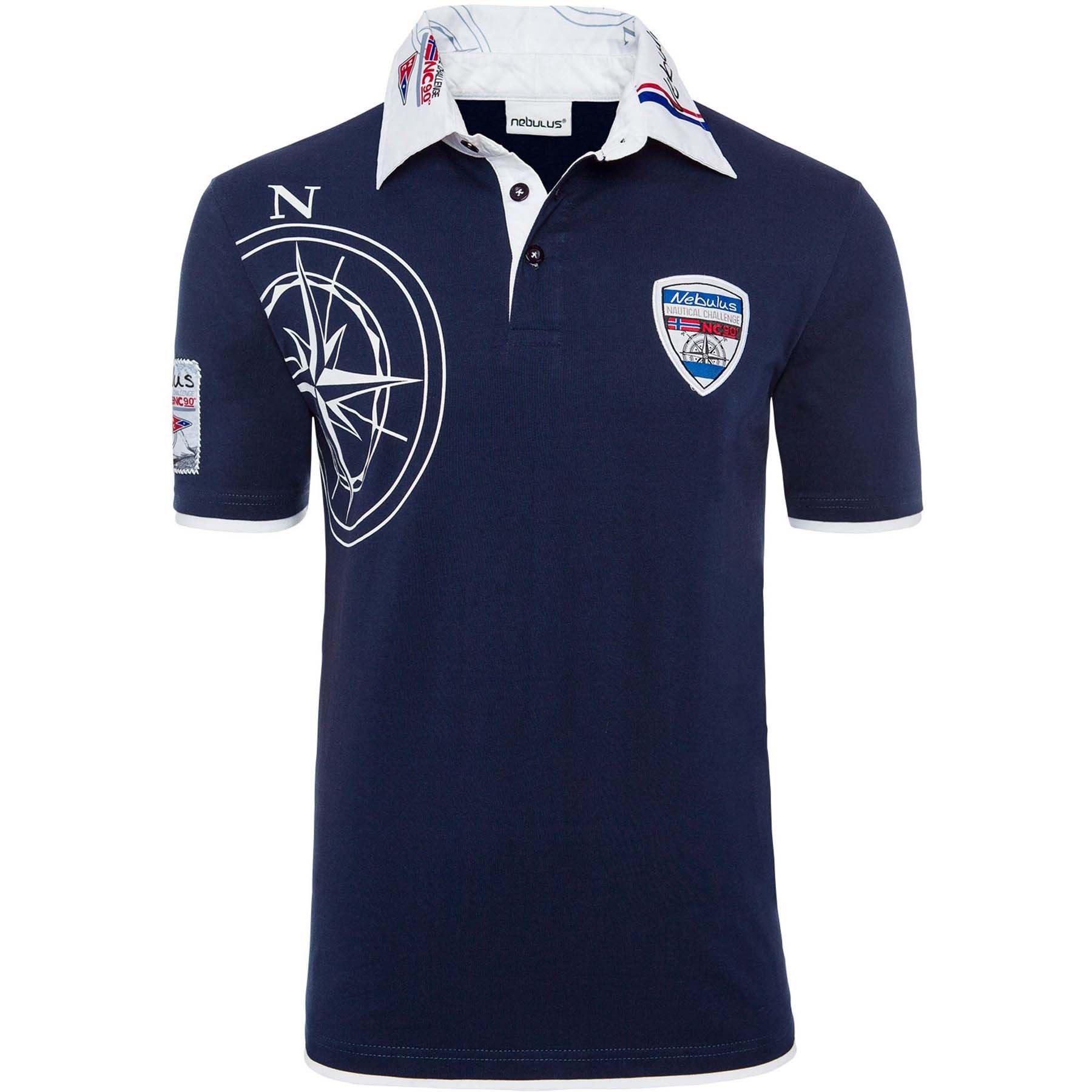 Nebulus Poloshirt EGERSUND, Q2067 - Herren, navy, M
