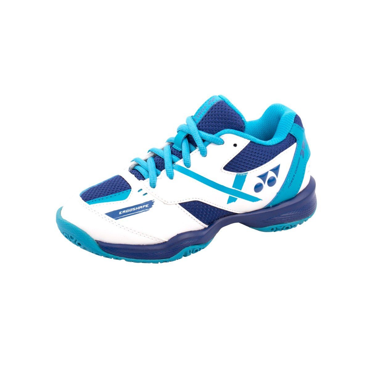 Yonex Power Cushion 39 weiss/blau Kinder Badmintonschuh