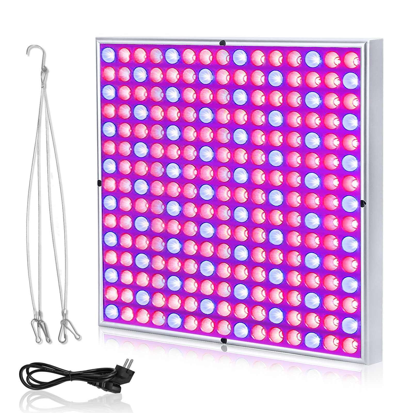 FIVMEN Pflanzenlampe 45W Pflanzenleuchte Pflanzenlicht mit 225 LEDs Rot&Bla günstig online kaufen