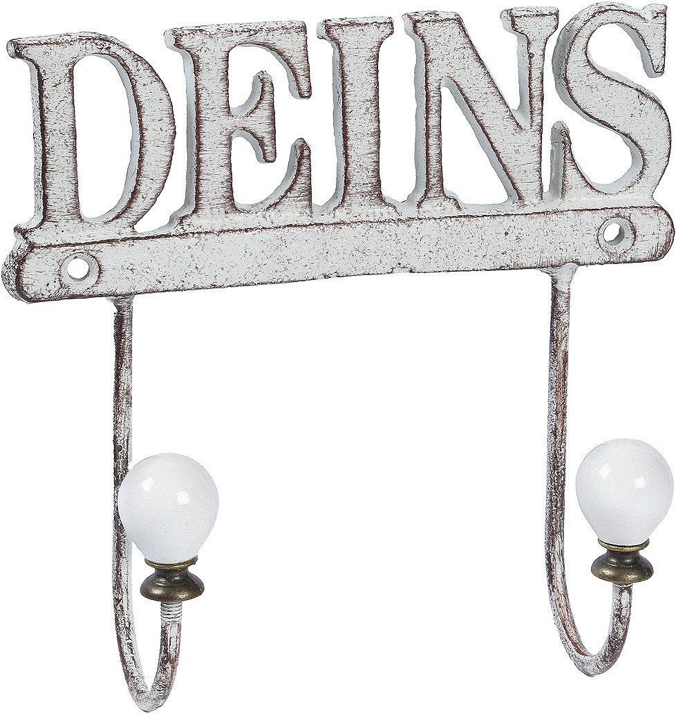 Ambiente Haus Garderobenhaken Deins Haken aus Gusseisen (1 St)