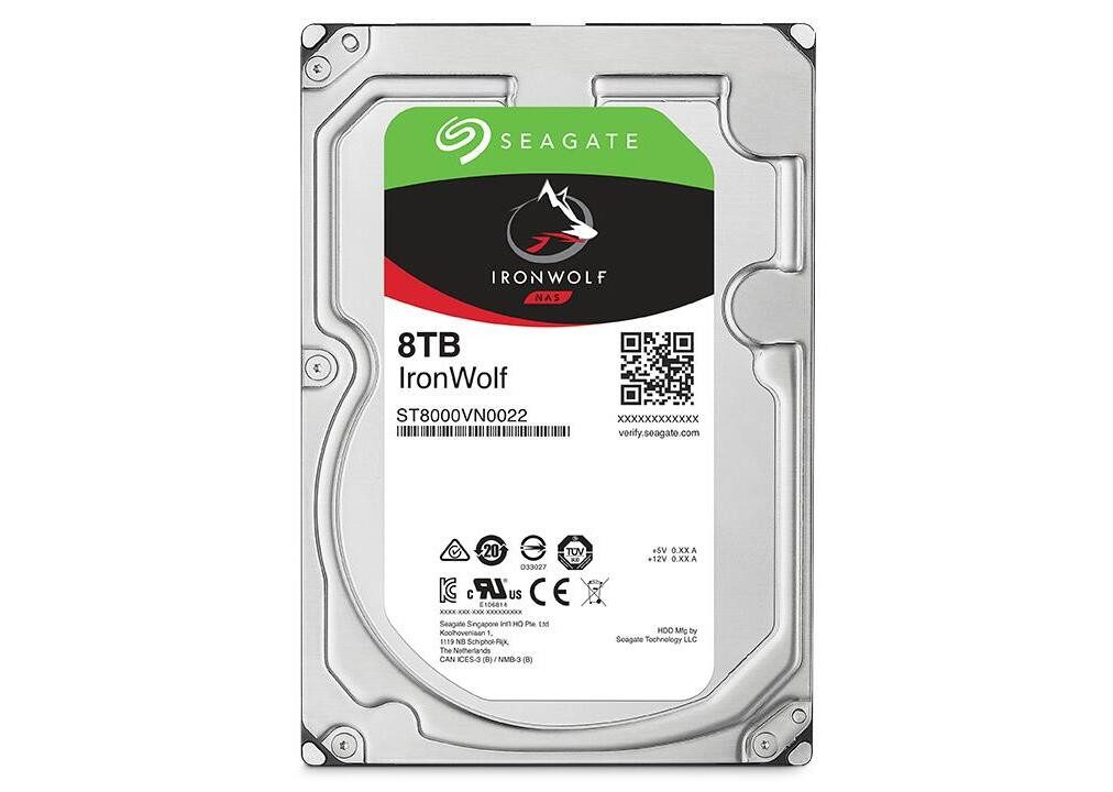 Seagate Seagate IronWolf 8TB ST8000VN004 externe Gaming-SSD