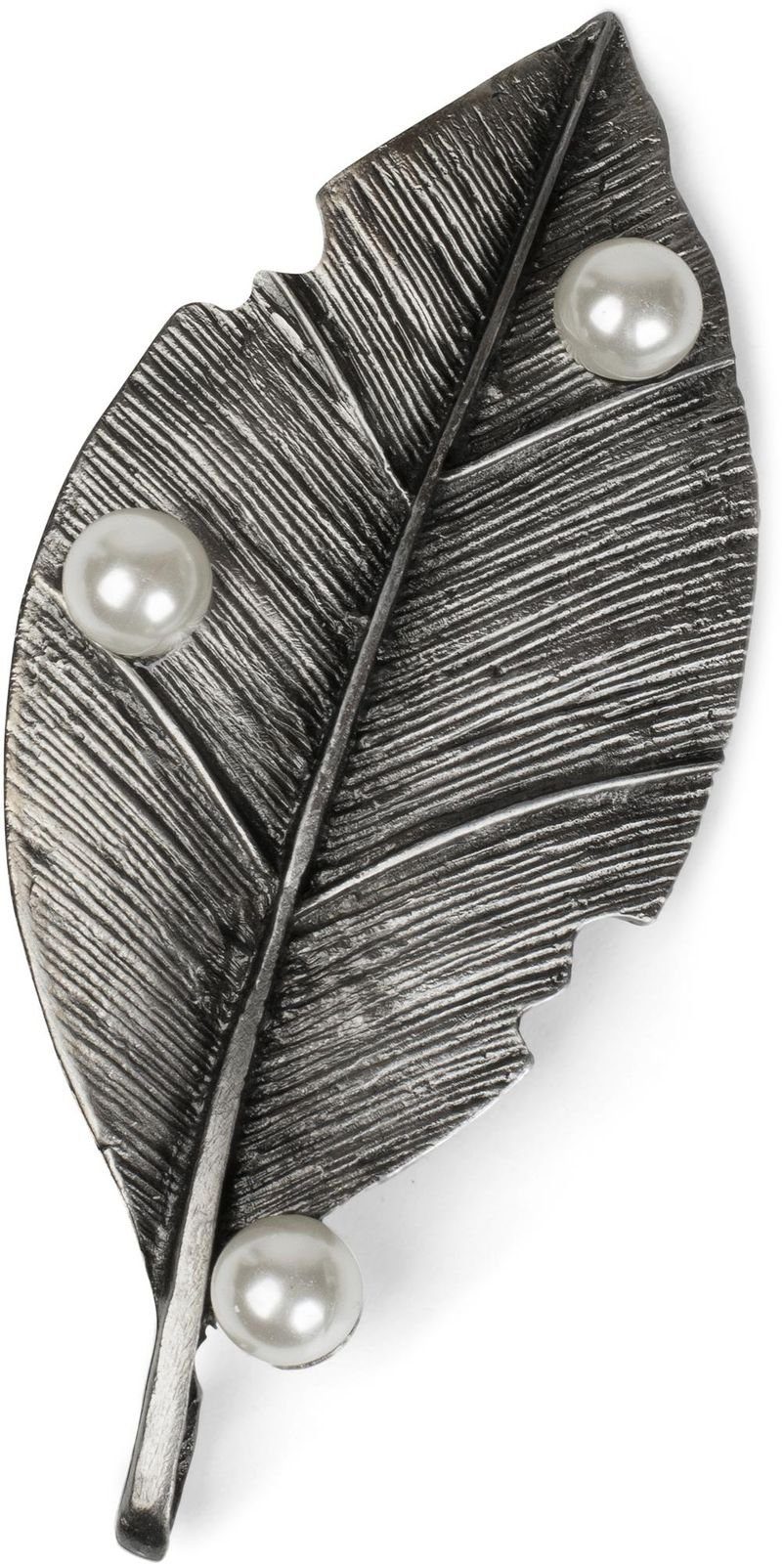 Brosche Blatt Magnet Brosche mit Perle