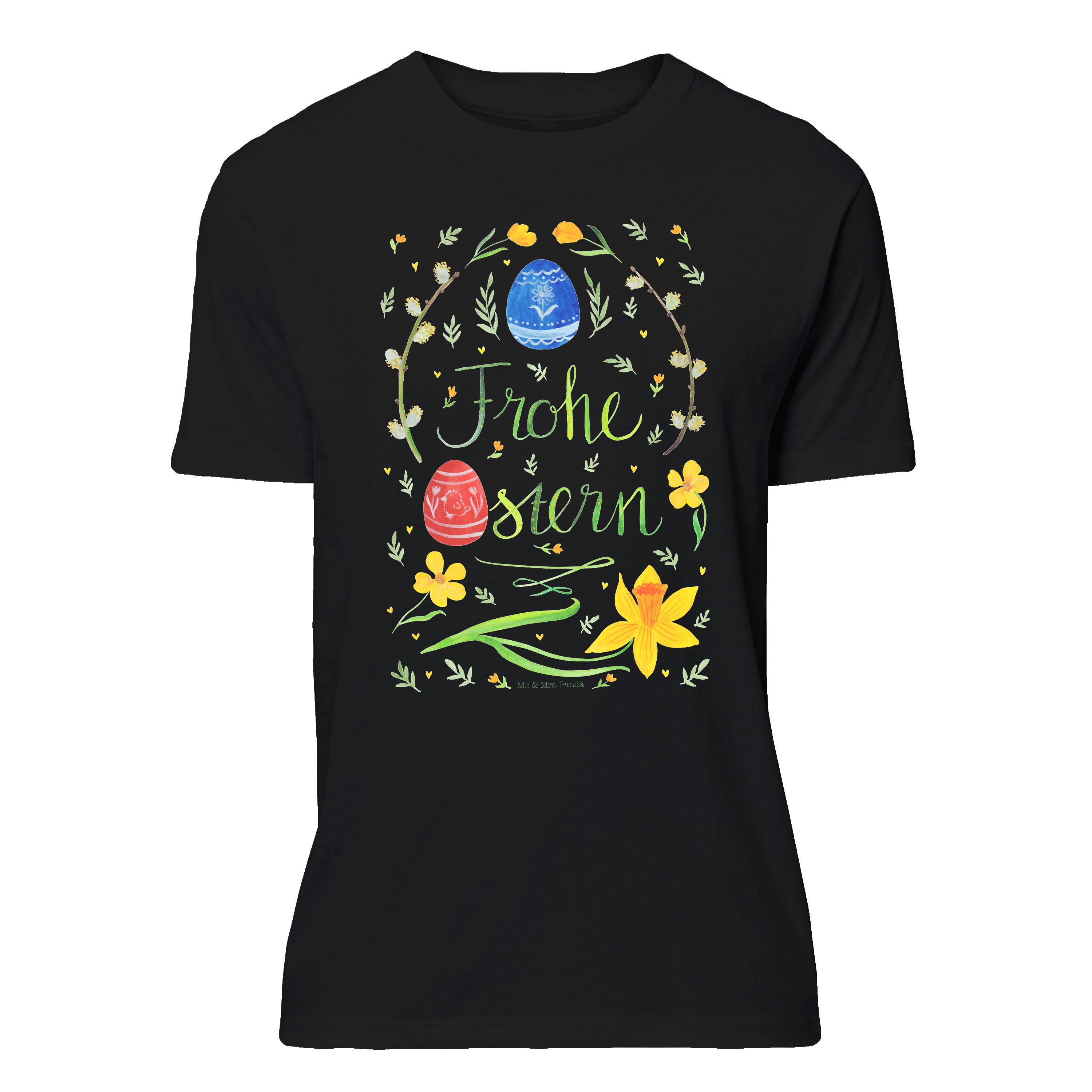 T-Shirt Frohe Ostern - Schwarz - T-Shirt, Shirt