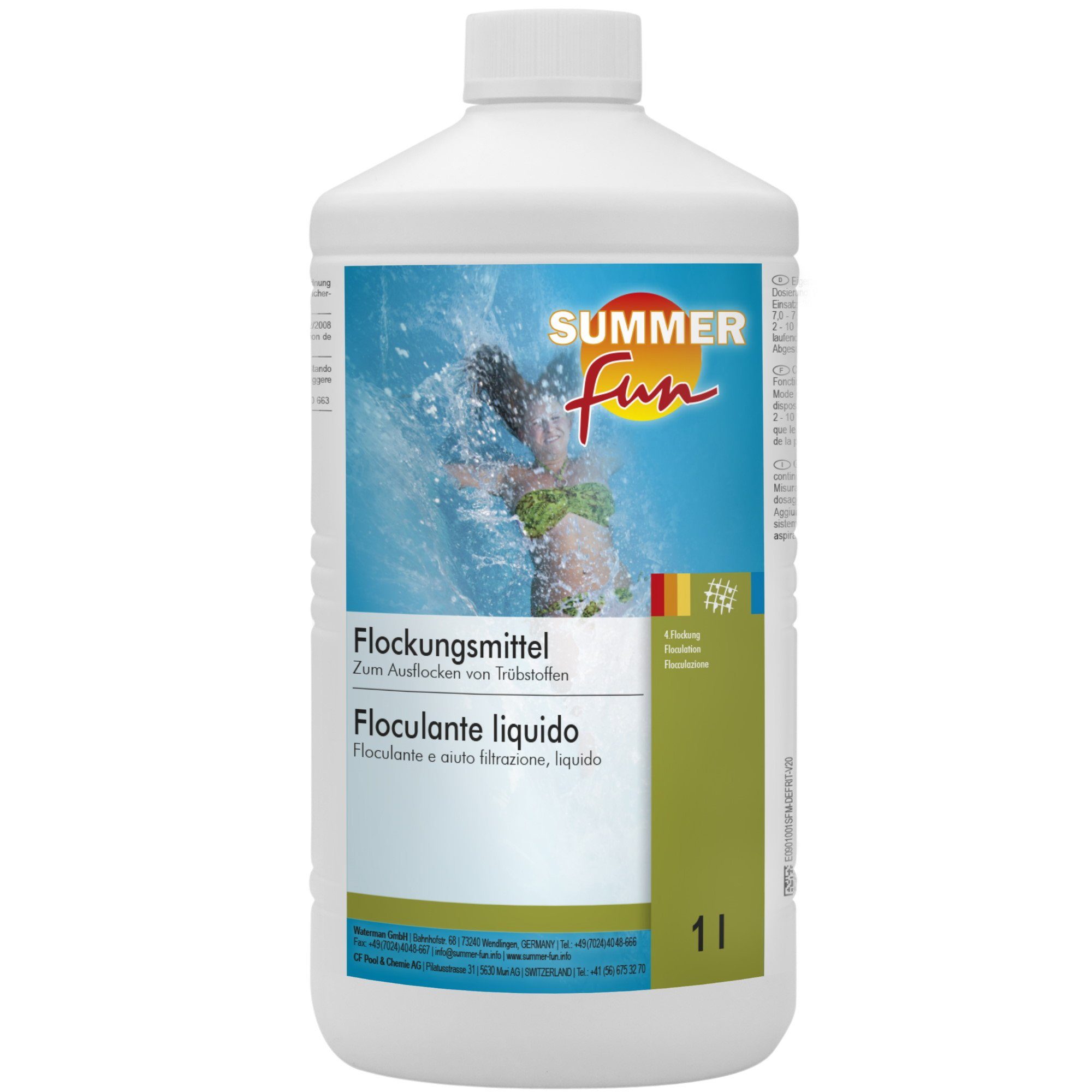 SUMMER FUN Poolpflege Summer Fun - Flockungsmittel, 1 Ltr.