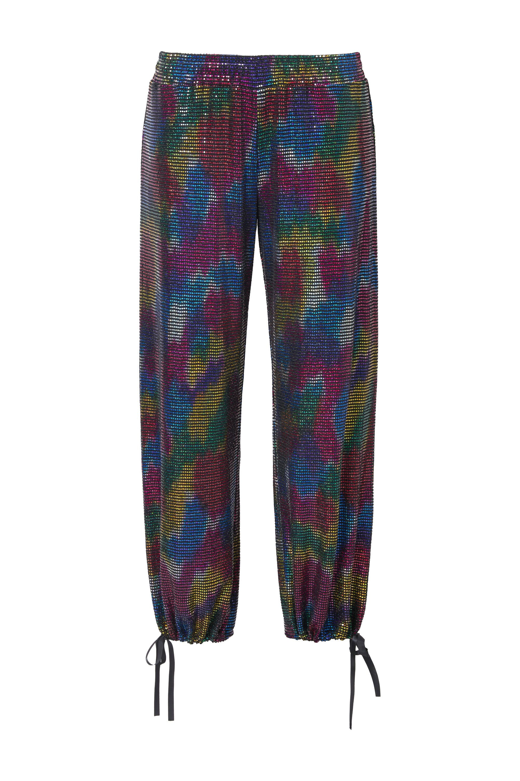 Angel of Style Schlupfhose Hose gerades Bein Paillettenoptik Elastikbund günstig online kaufen