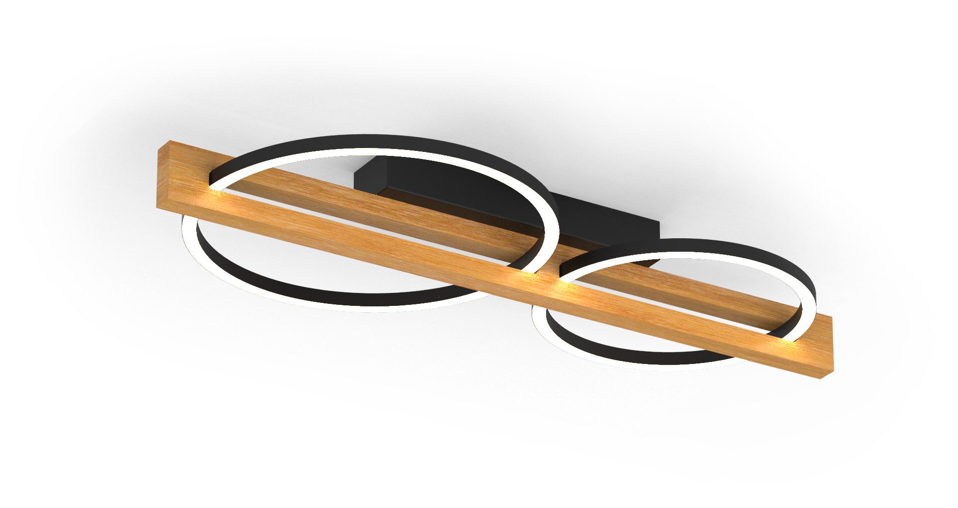 ECO-LIGHT LED Deckenleuchte LED-Deckenleuchte TOVAK, LED fest integriert, Warmweiß