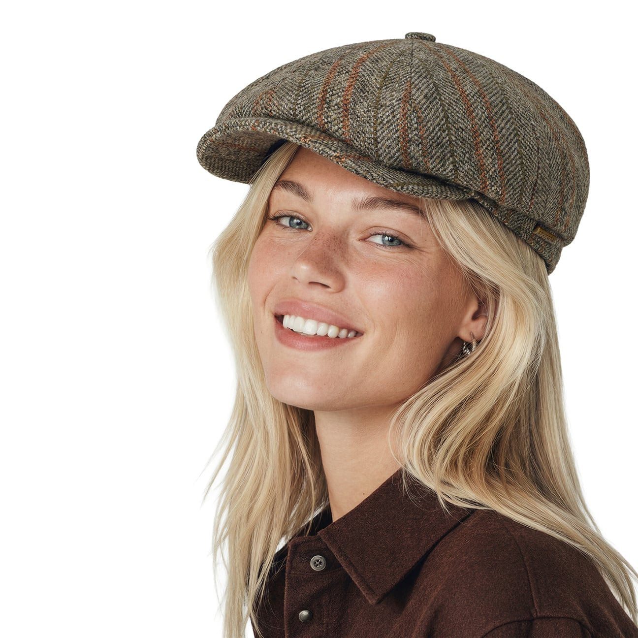 Stetson Flat Cap (1-St) Schirmmütze mit Schirm, Made in the EU