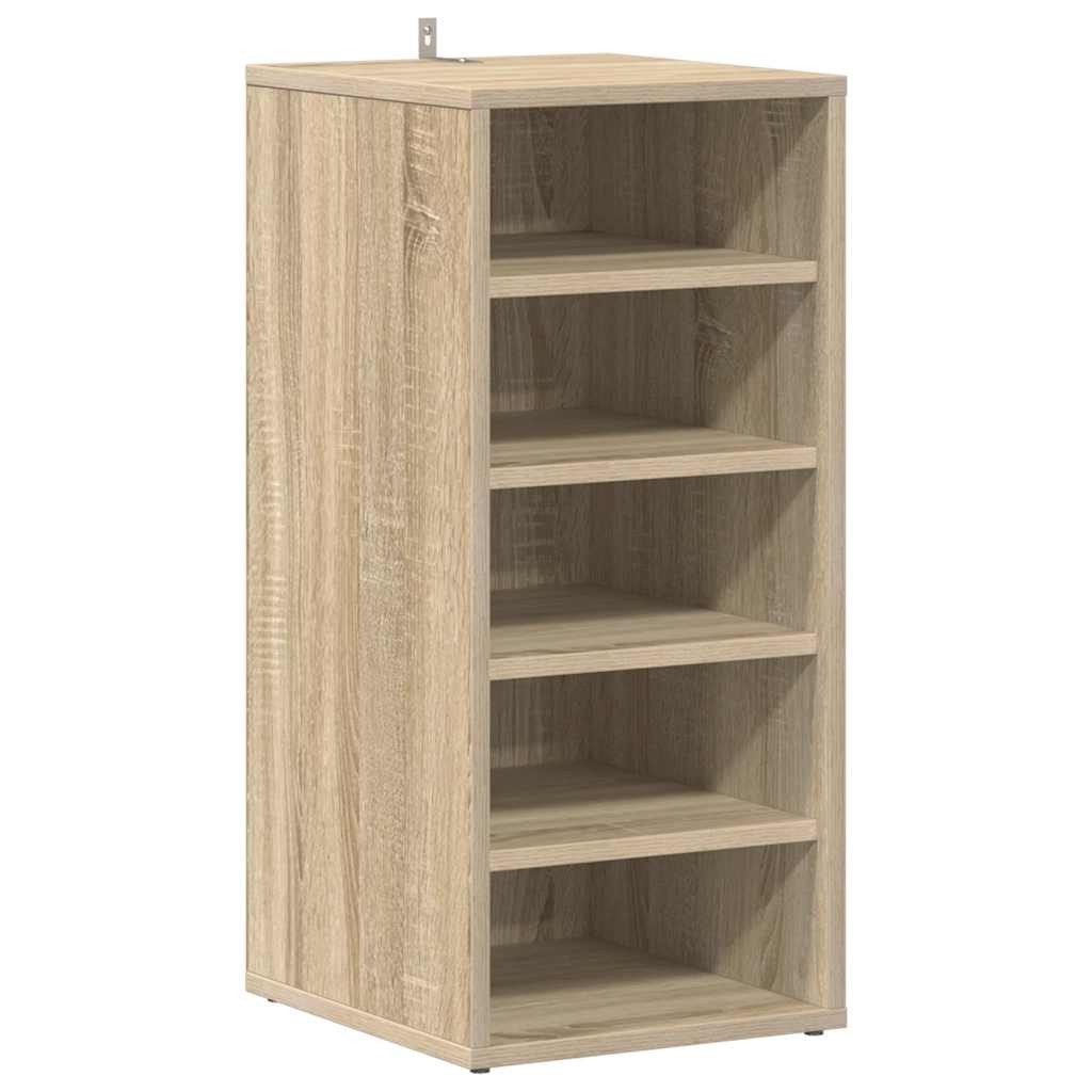 Schuhschrank Sonoma-Eiche 31,5 x 35 x 70 cm Massivholz