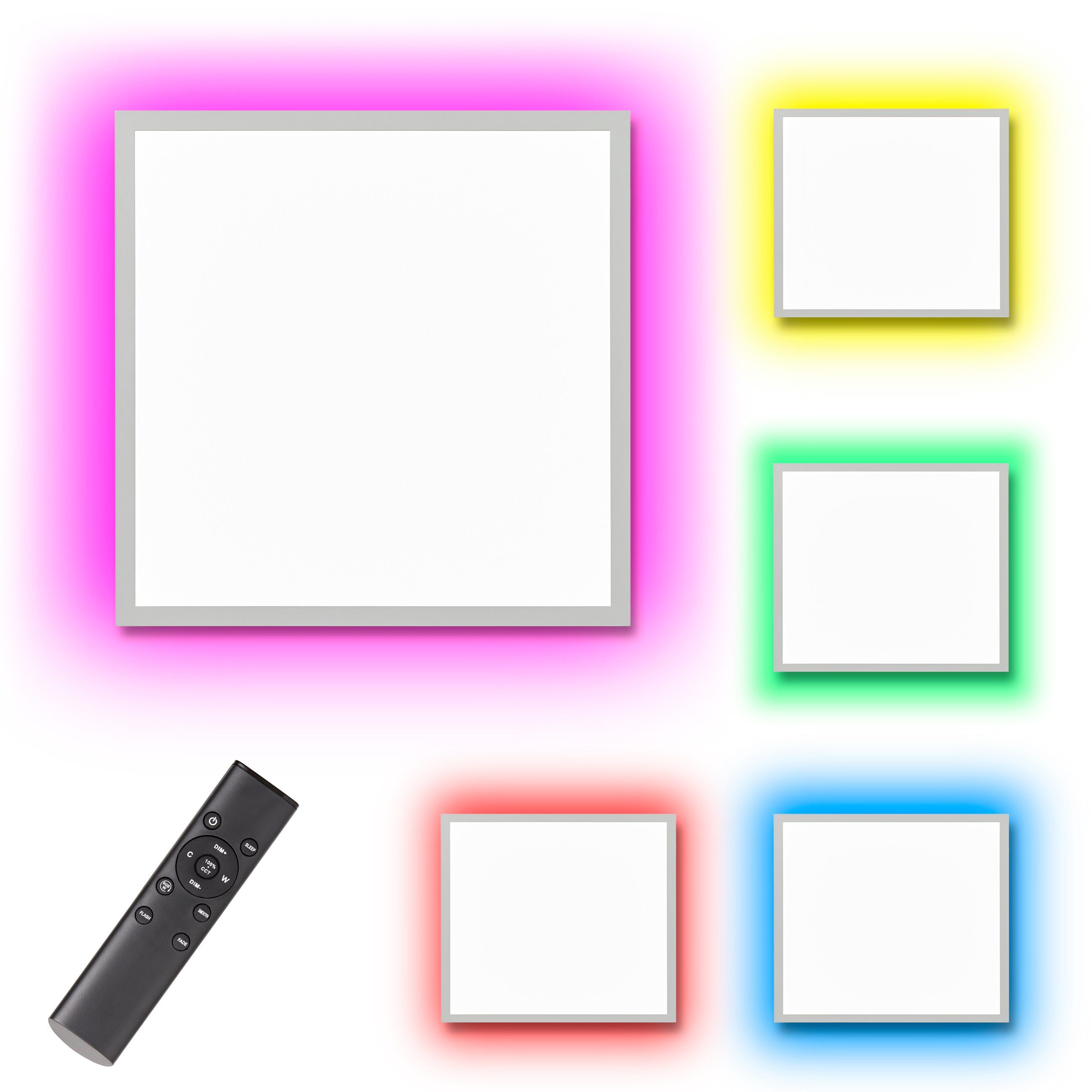 Northpoint LED Panel LED Panel warmweiß kaltweiß mit RGB Backlight und Fernbedienung