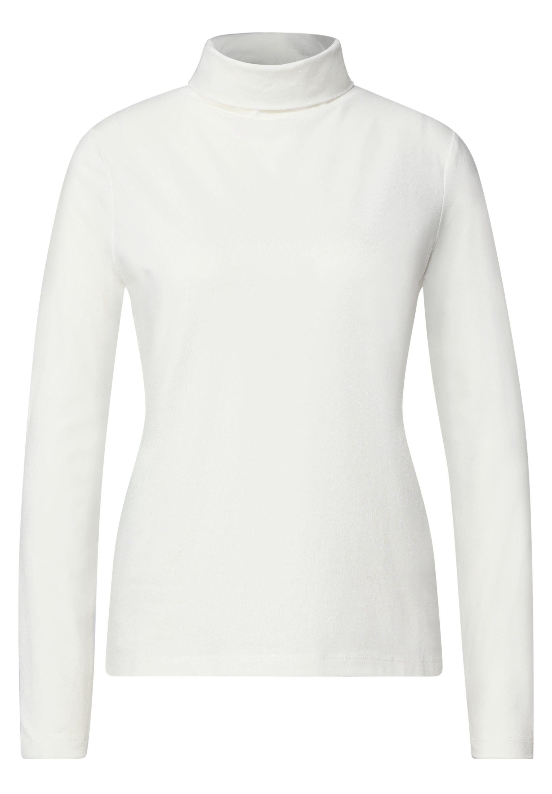 STREET ONE Langarmshirt in Unifarbe – Bild 4 von 5