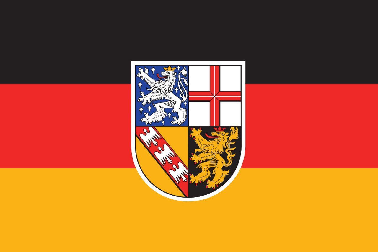 flaggenmeer Flagge Saarland 160 g/m² Querformat