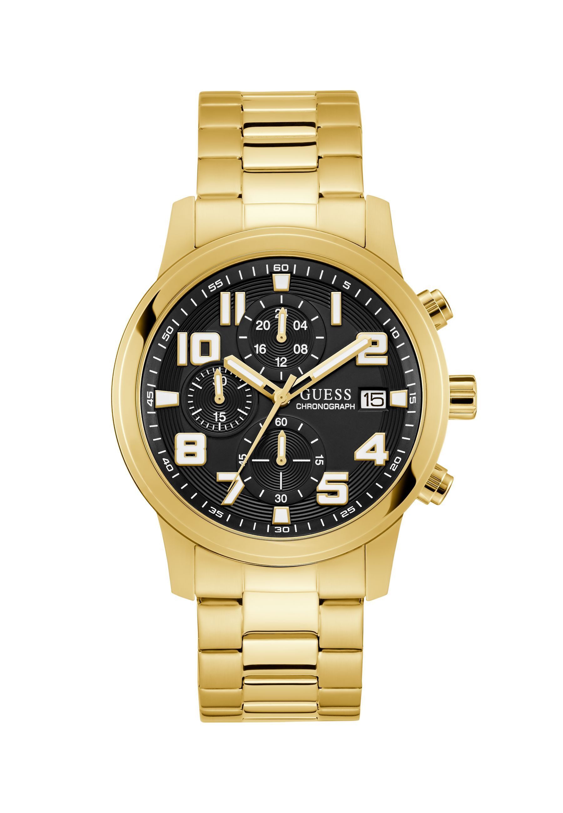 Guess Quarzuhr ATTICUS, (1-tlg), Quarz-Chronographenuhr günstig online kaufen
