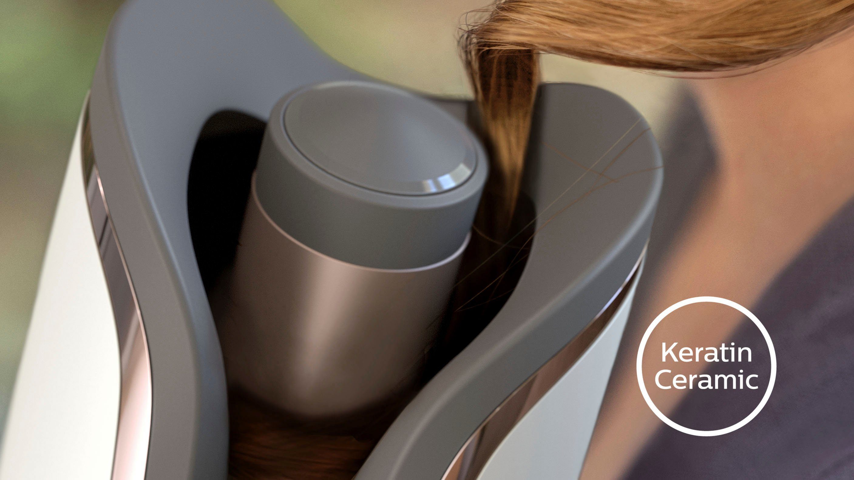 Philips Lockendreher MoistureProtect Autocurler BHB878/00, Keramik-Beschichtung mit Keratinveredelung, StyleCare Prestige, Curl-Boost-Technologie goldfarben|grau|weiß