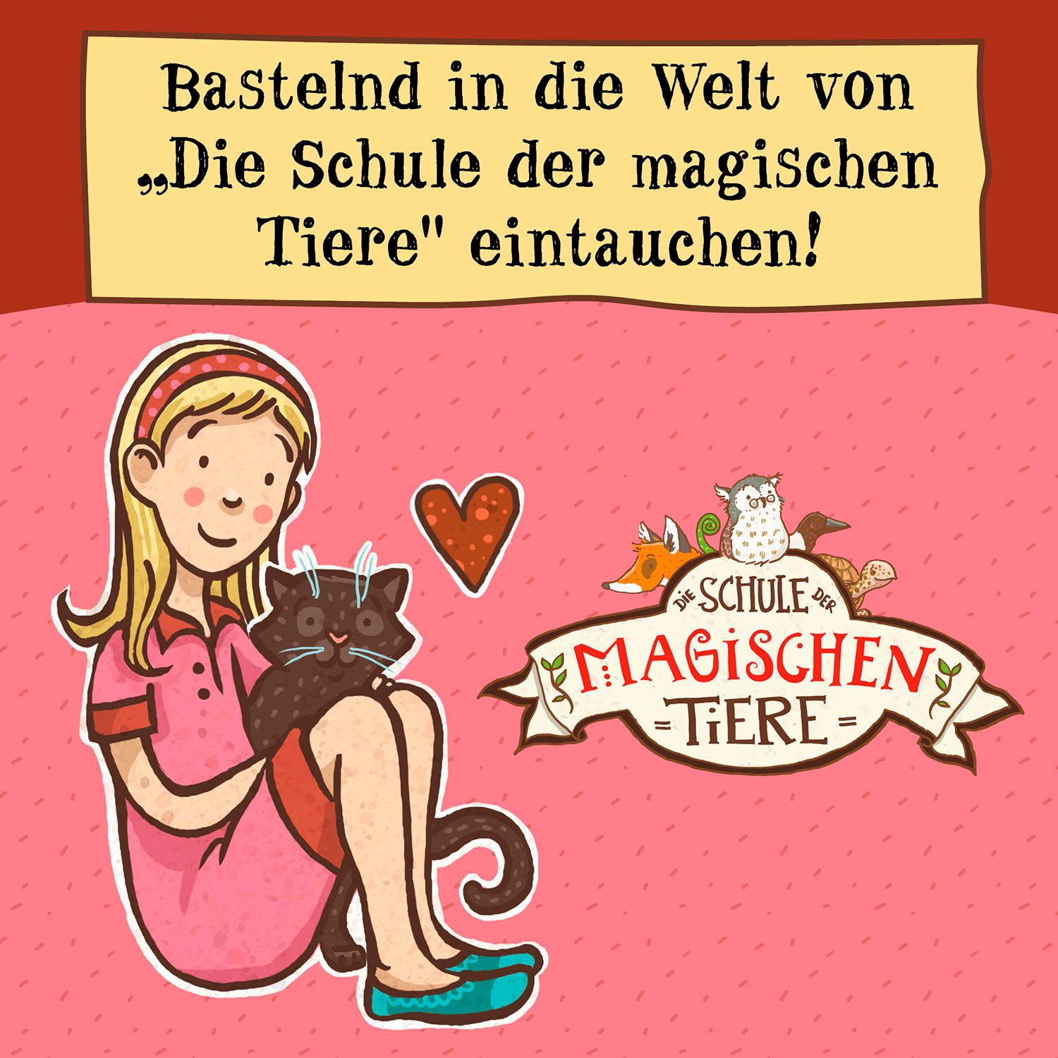 Kosmos Kreativset AllesKönnerKiste - Die Schule der magischen Tiere Nähspaß mit Karajan