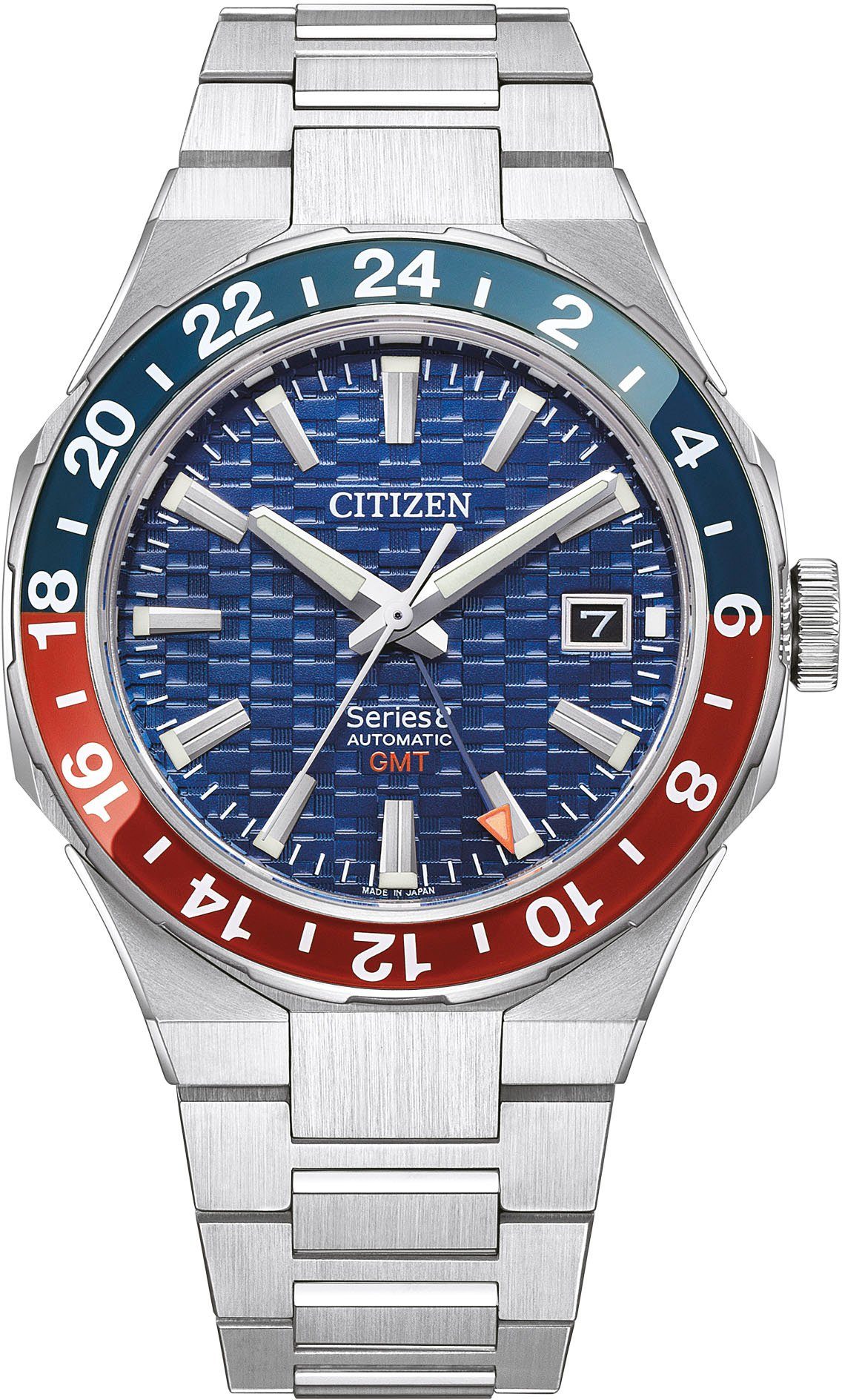 Citizen Automatikuhr Series 8 GMT, NB6030-59L, Armbanduhr, Herrenuhr, limited Edition