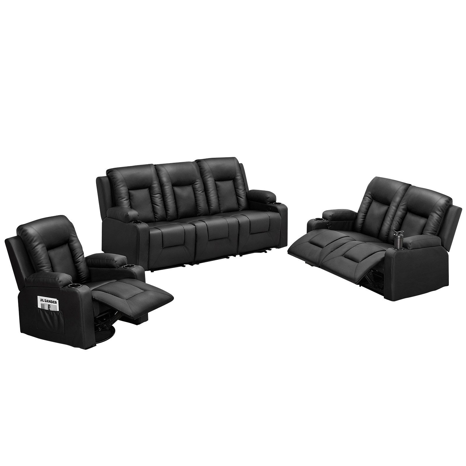 COMHOMA Sofa Relaxsessel Fernsehsessel mit Liegefunktion, Dicke Rückenlehne günstig online kaufen
