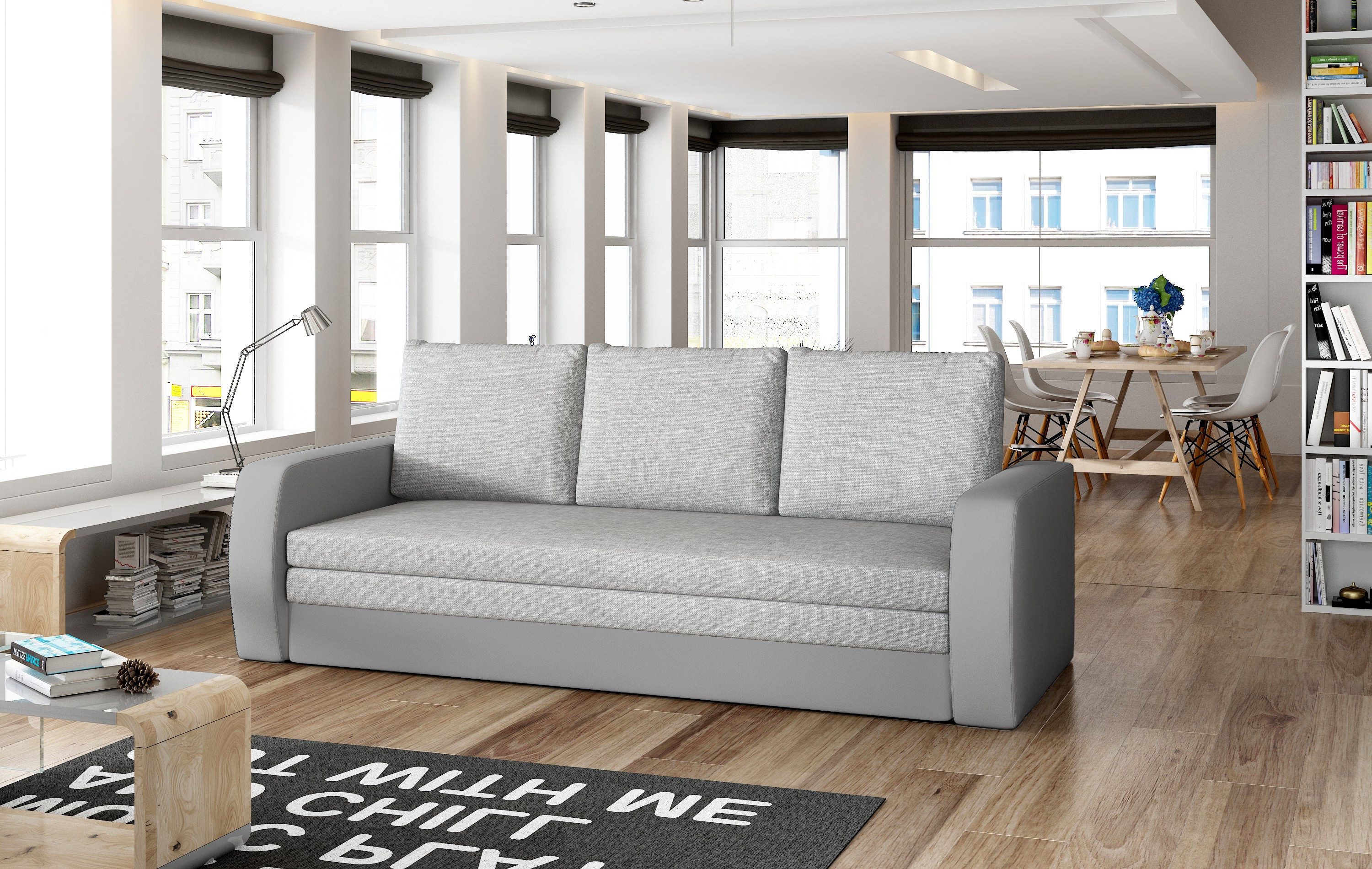 Xlmoebel Schlafsofa Sofa Couch für Schlafzimmer, Büro und Gästezimmer, 1 Teile, Made in Europa