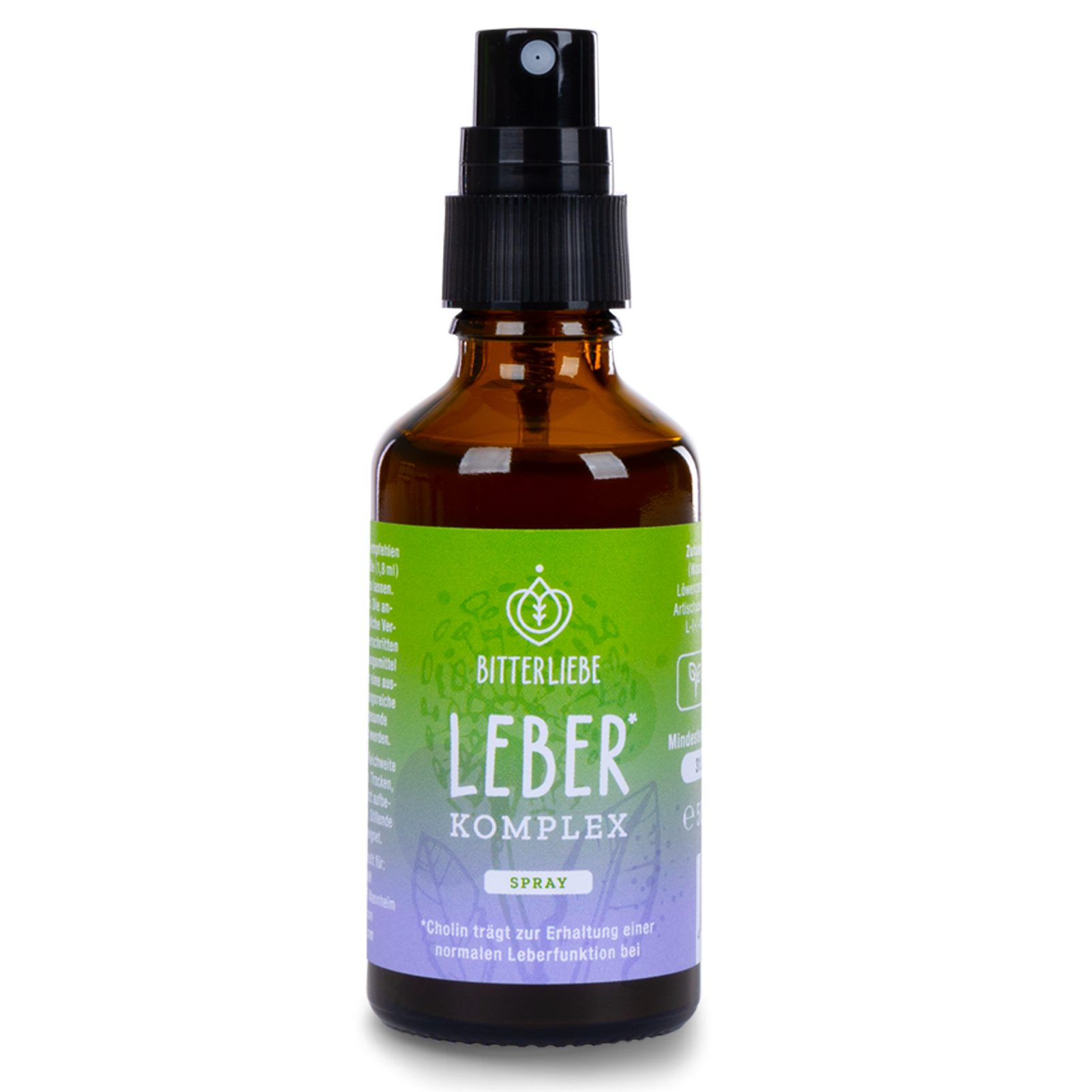 BitterLIebe - Leber Komplex - Leberkur & Leber Entgiftung - Cholin hochdosiert - Tropfen