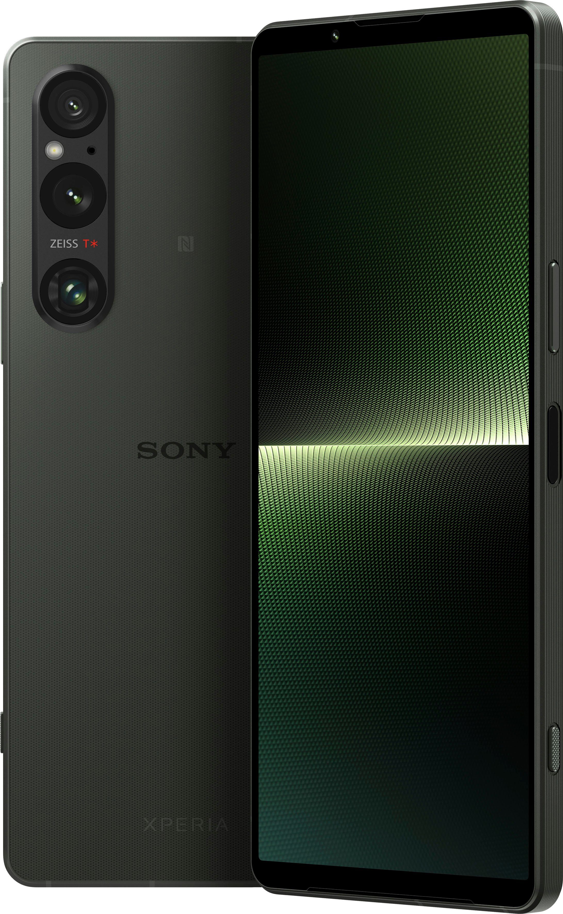 Sony XPERIA 1V Smartphone (16,5 cm/6,5 Zoll, 256 GB Speicherplatz, 52 MP Kamera) Khaki-Grün