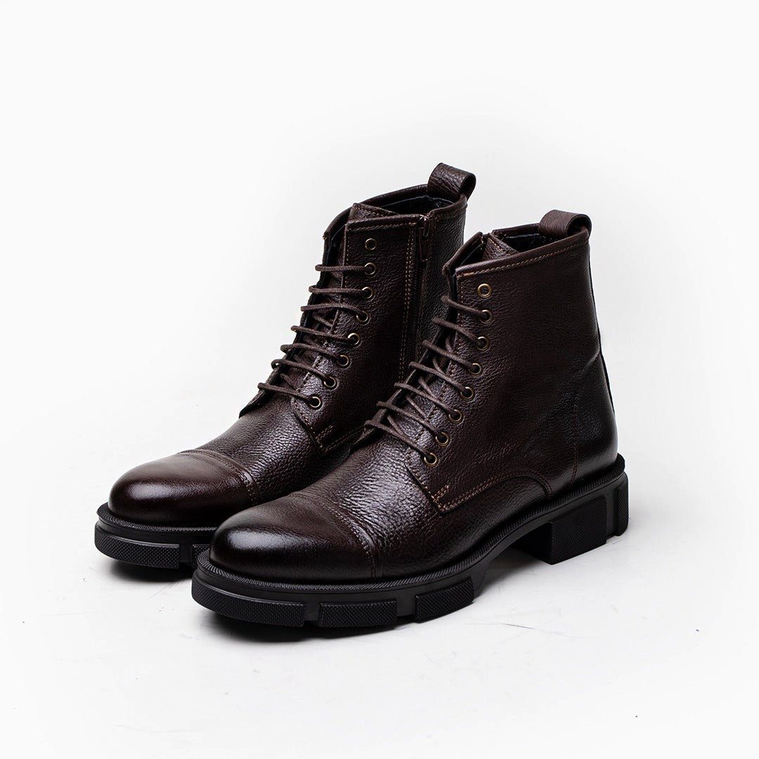 MASSIV- Stilvolle und robuste Urban-Boots - Nachhaltig und Tierfrei Schnürstiefel