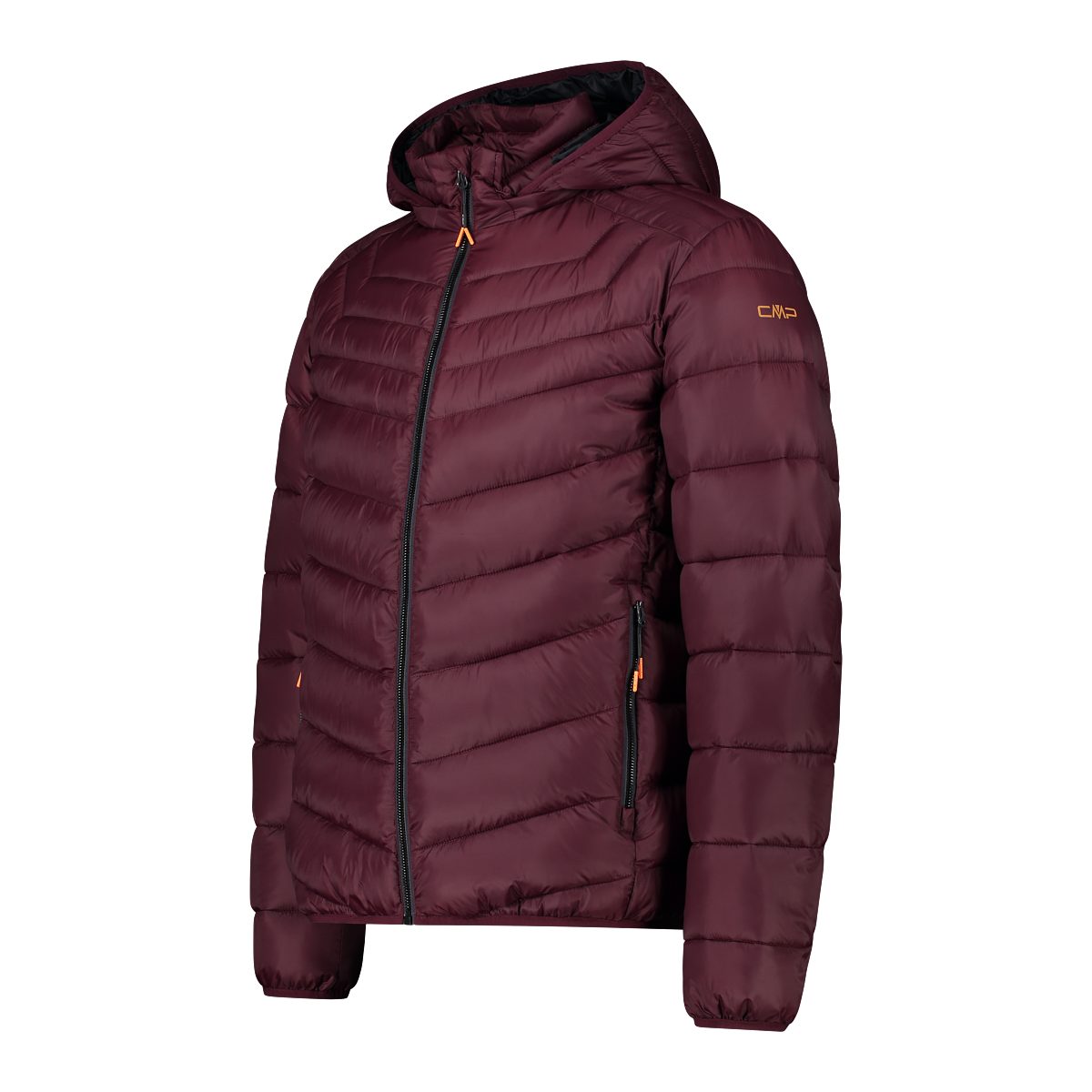 CMP Steppjacke MAN JACKET SNAPS HOOD burgundy