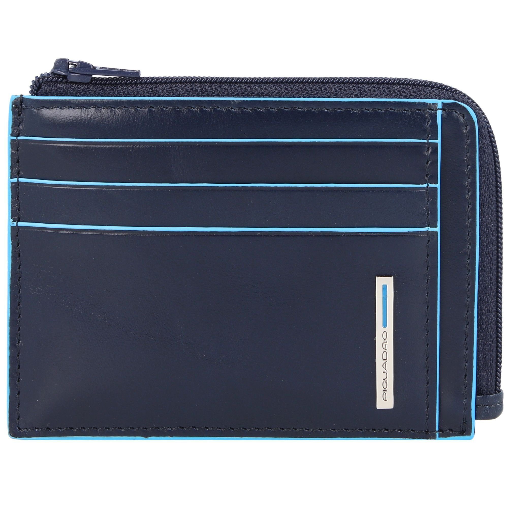 Piquadro Etui Blue Square, Leder night blue | Etuis