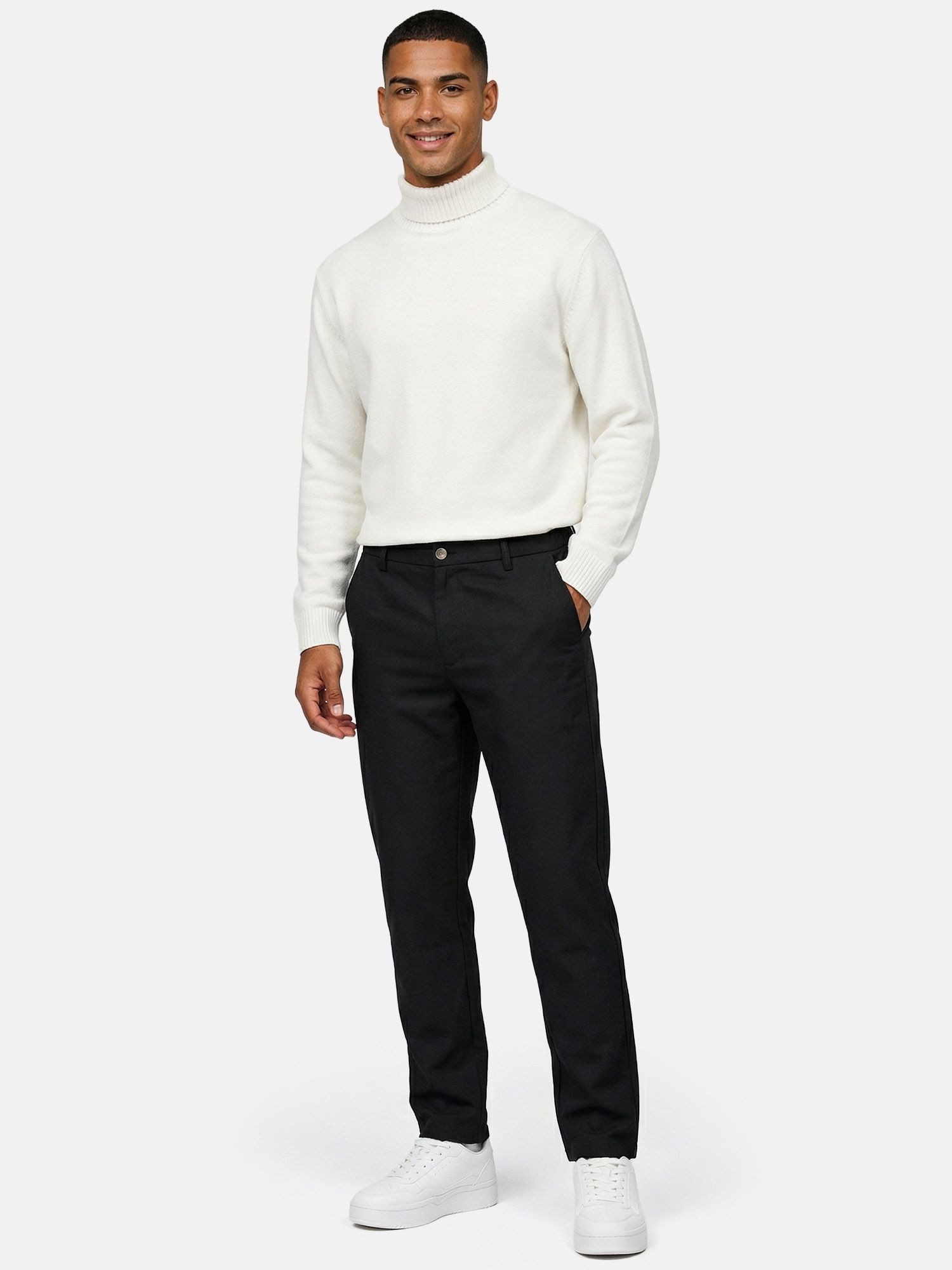 Tazzio Leinenhose A113 Regular Fit, elastischer Bund, Sommerhose