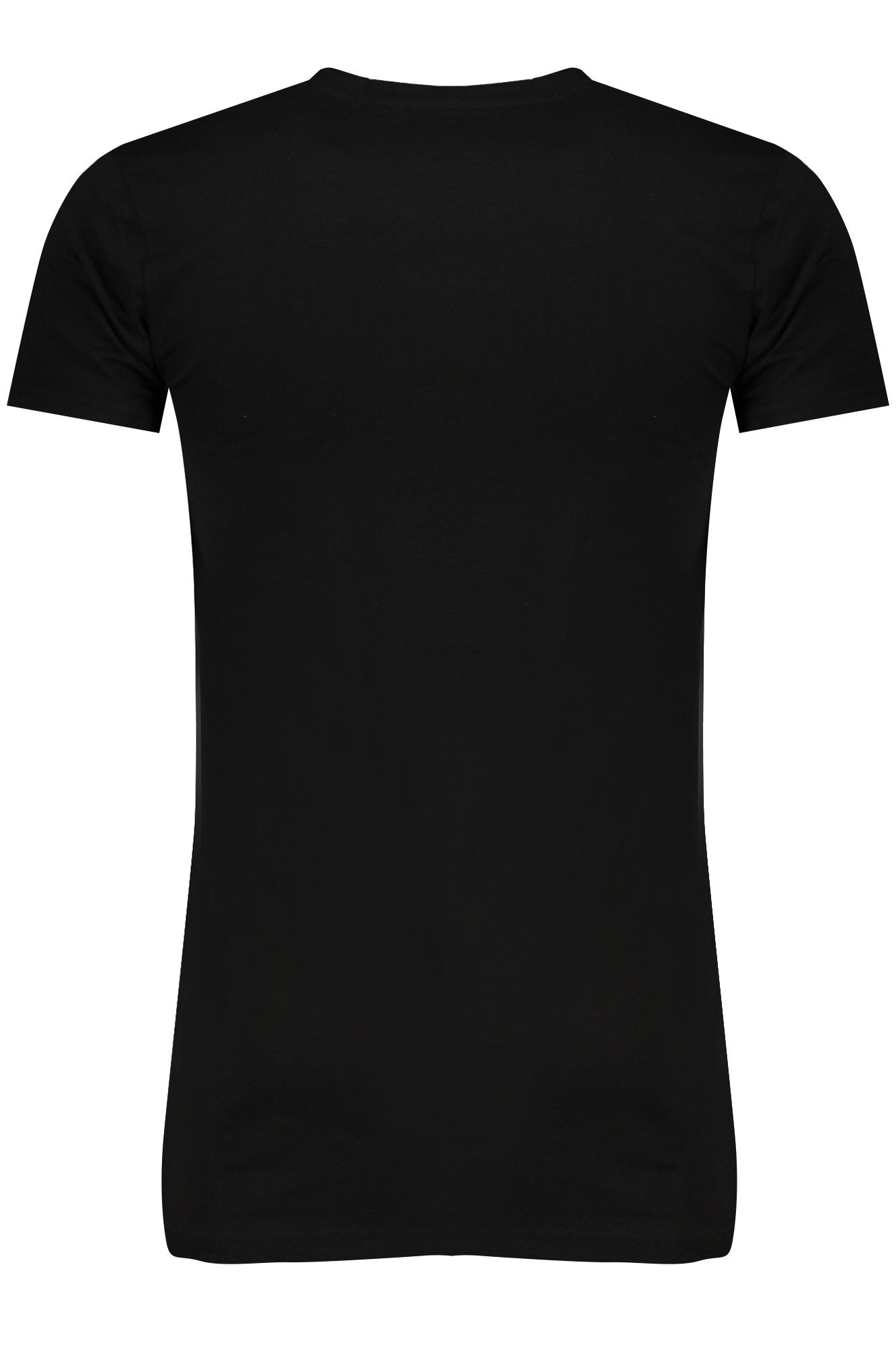 Gaudi T-Shirt Schwarzes Herren T-Shirt: Kurzarm, Rundhals