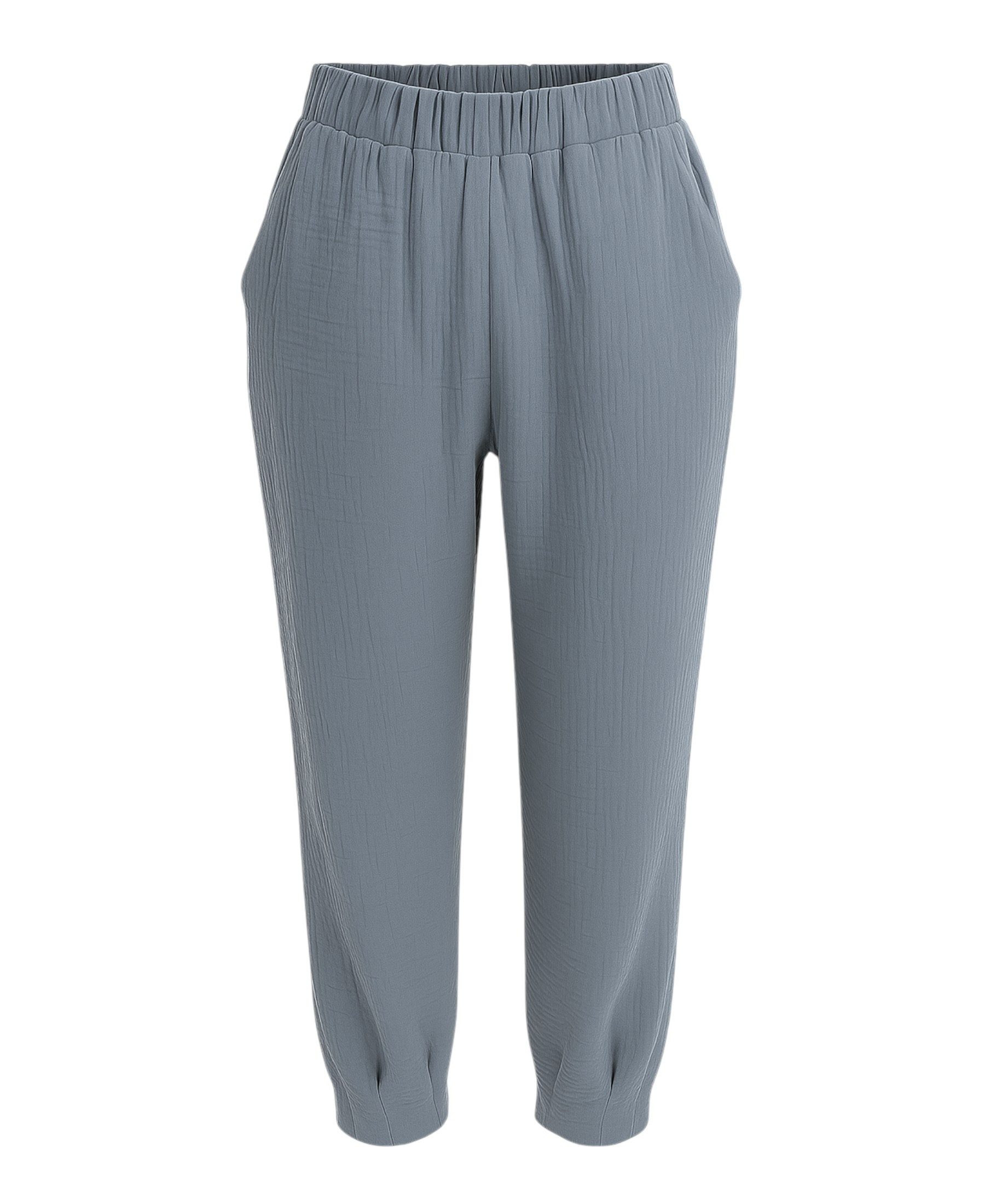 fashionshowcase Stoffhose Damen Musselin Stoffhose 100% günstig online kaufen