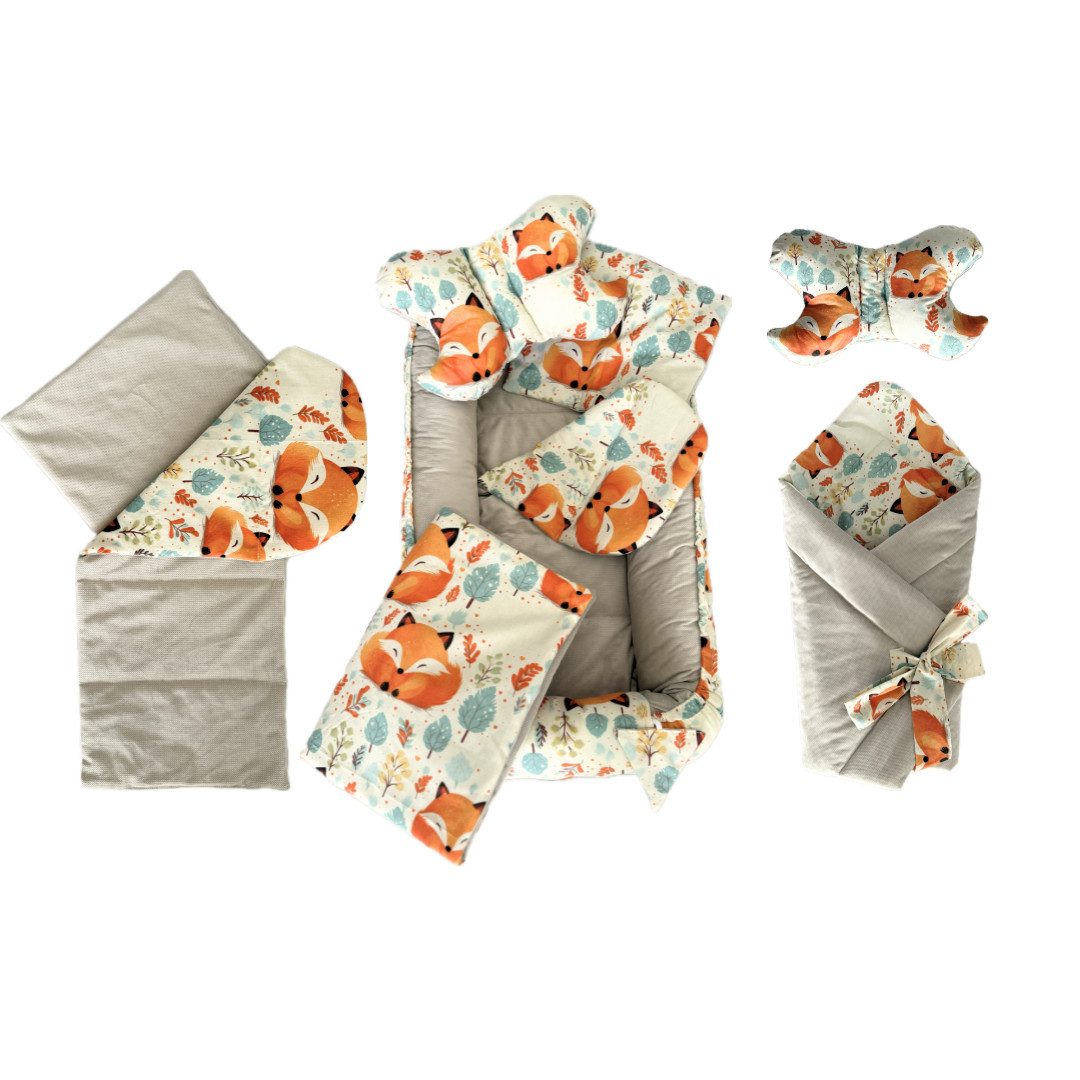 Pamek Bettnestchen Babybett Babynestchen Babynest Kinderbett Kokon zum schlafen Kissen
