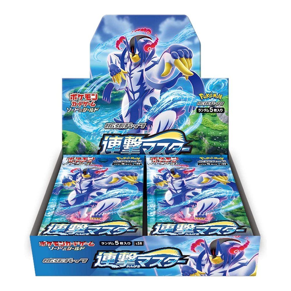 POKÉMON Sammelkarte Rapid Strike Master s5R Booster Display, japanisch